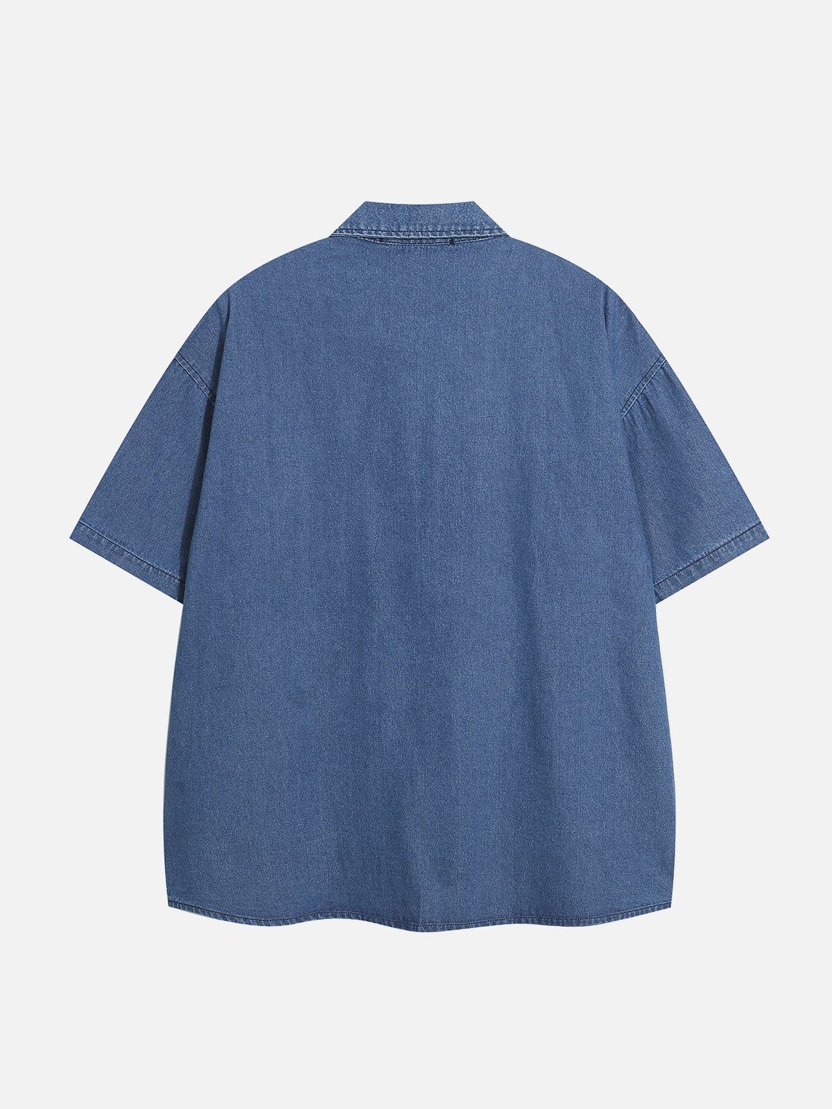 Aelfric Eden Embroidery Cat Short Sleeve Shirt sold by Aelfric Eden product image thumbnail 2