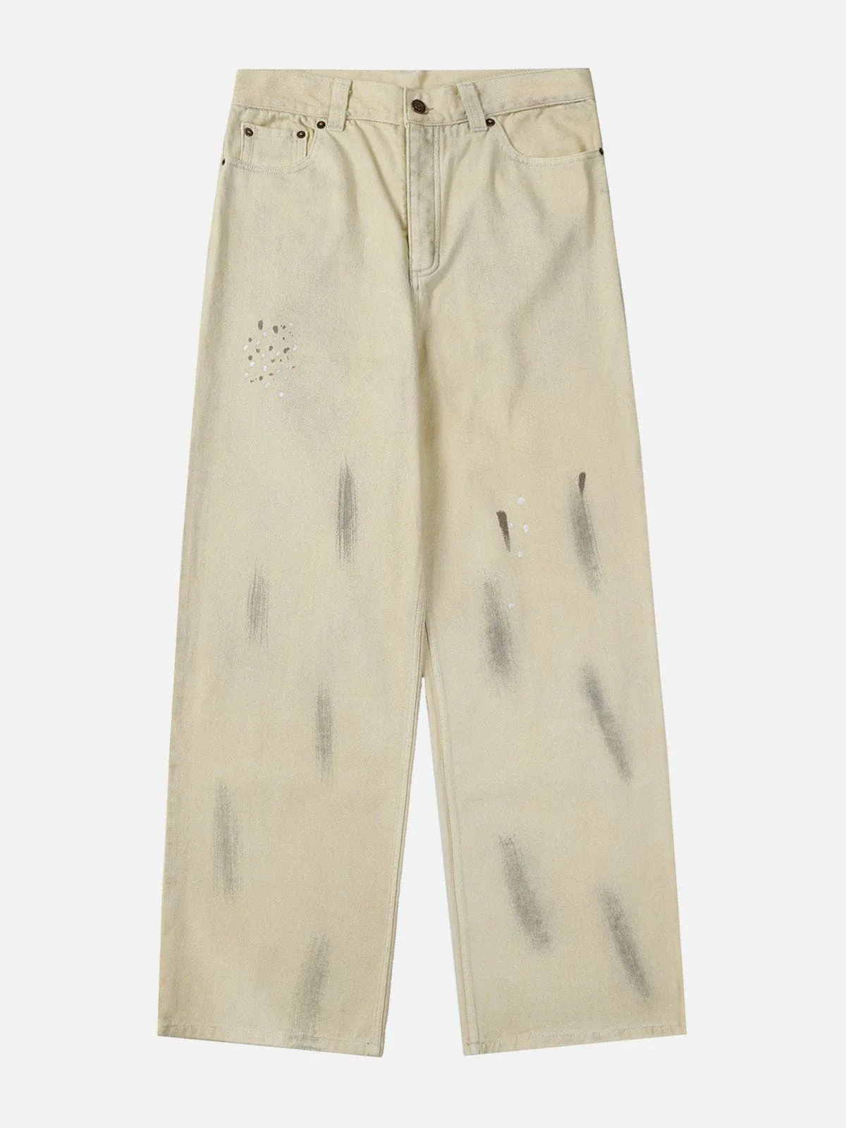 Aelfric Eden Splash-Ink Graffiti Loose Jeans sold by Aelfric Eden