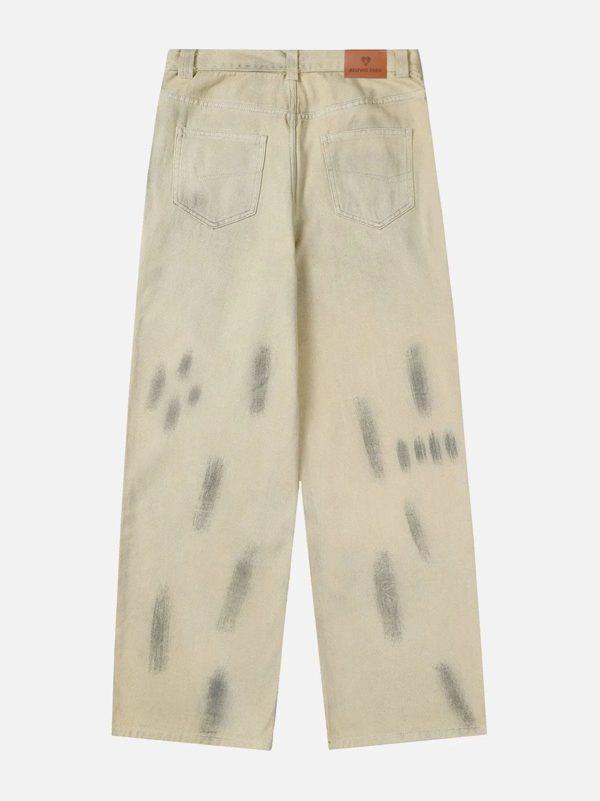 Aelfric Eden Splash-Ink Graffiti Loose Jeans sold by Aelfric Eden product image thumbnail 2