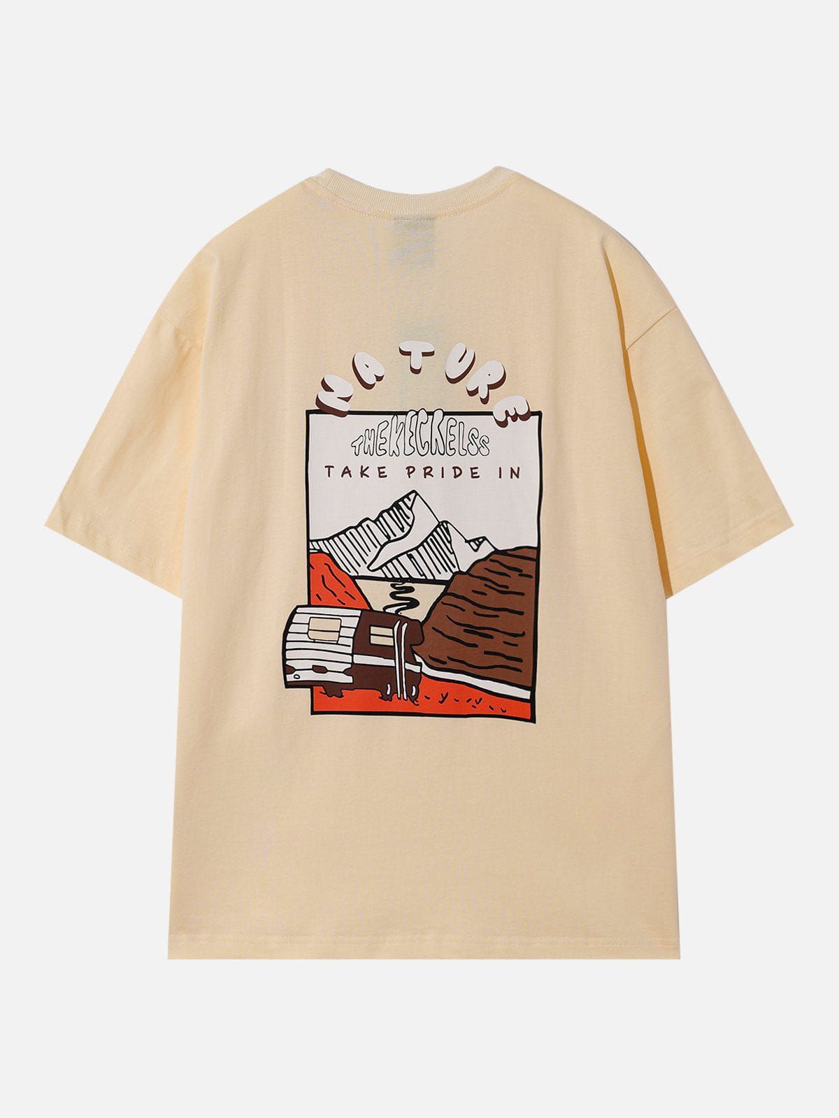 Aelfric Eden Vintage Hand-Painted Cartoon Print Tee sold by Aelfric Eden product image thumbnail 2