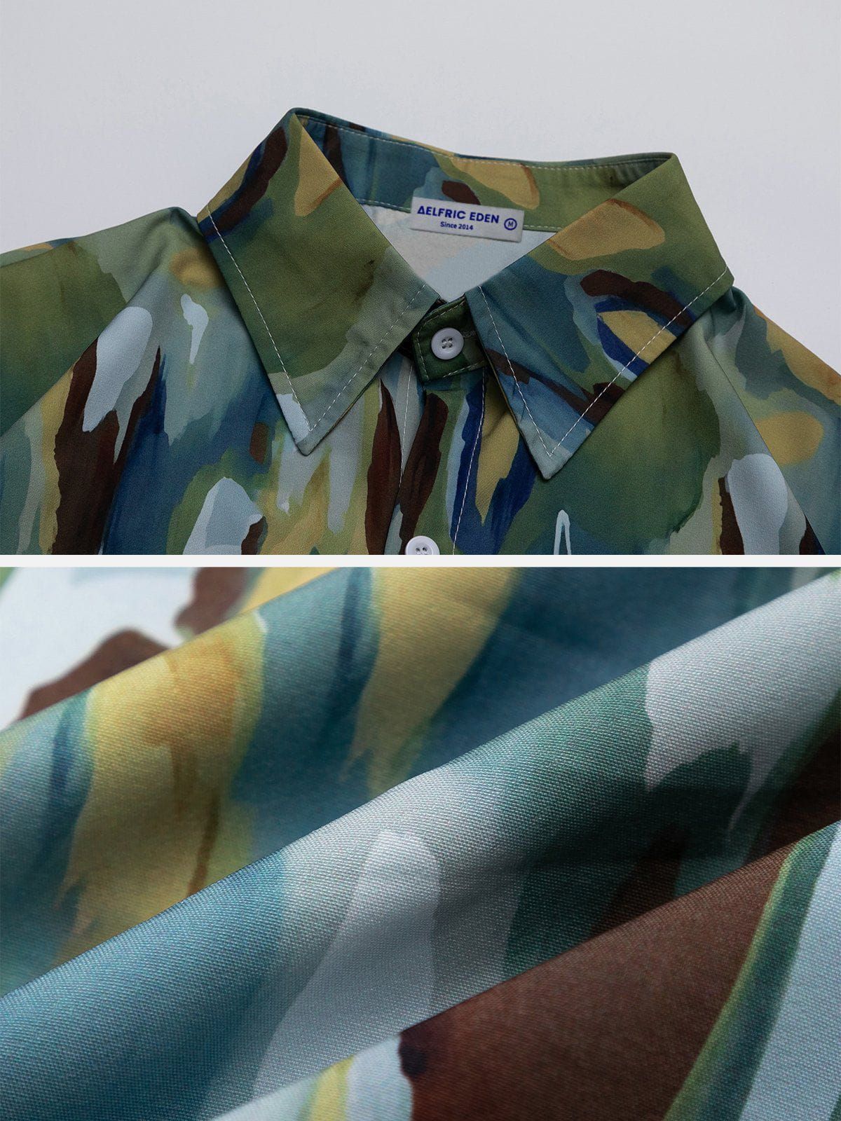 Aelfric Eden Vintage Graffiti Short Sleeve Shirts sold by Aelfric Eden product image thumbnail 3