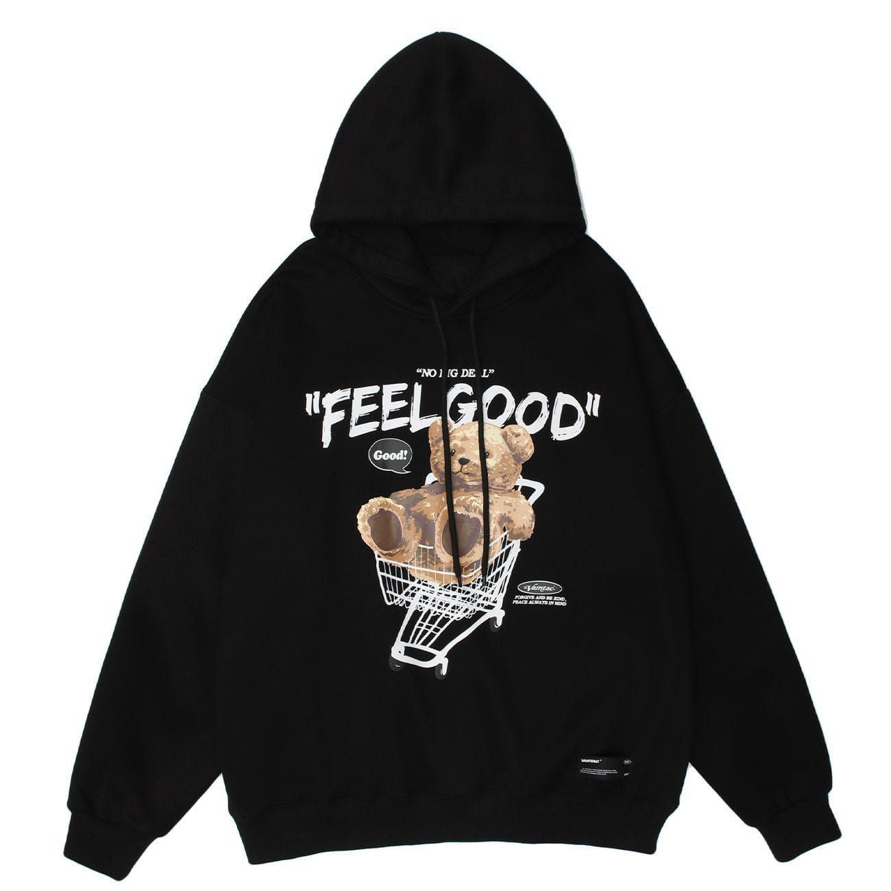 Aelfric Eden Bear Letter Shopping Cart Print Hoodie sold by Aelfric Eden product image thumbnail 4