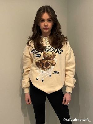 Aelfric Eden Bear Letter Shopping Cart Print Hoodie sold by Aelfric Eden