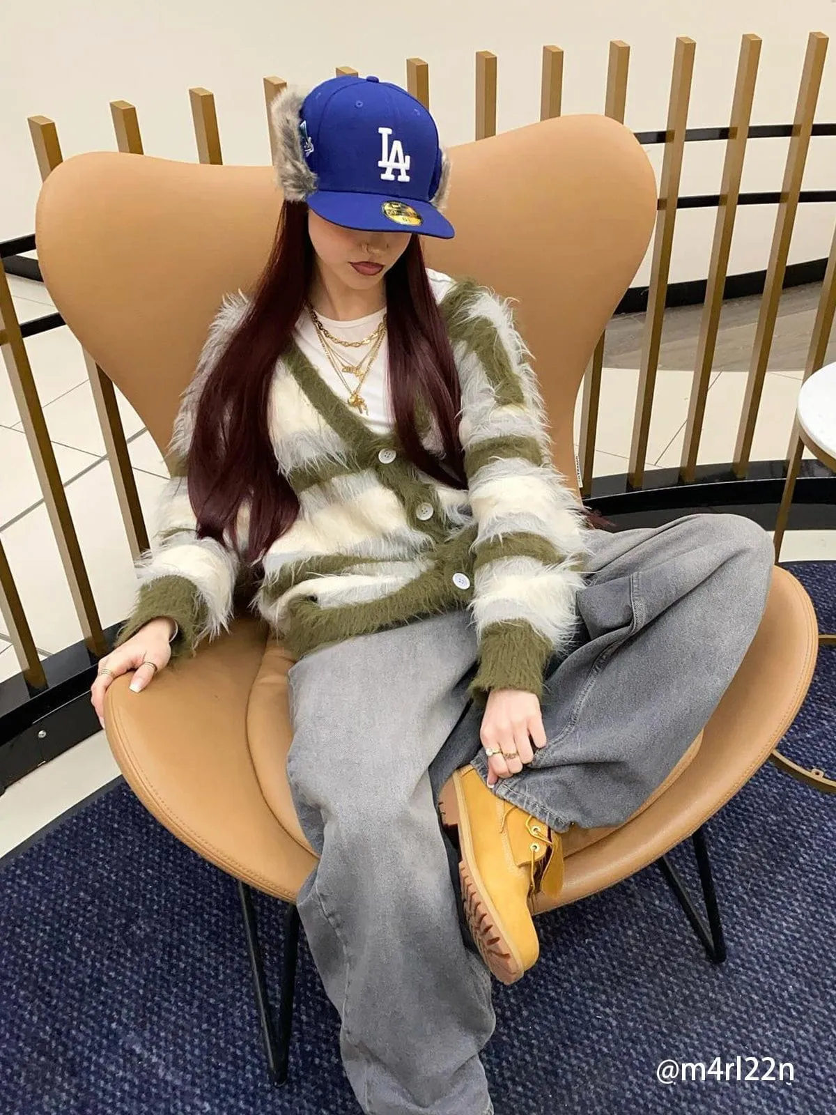 Aelfric Eden Oversized Blocking Striped Cardigans sold by Aelfric Eden