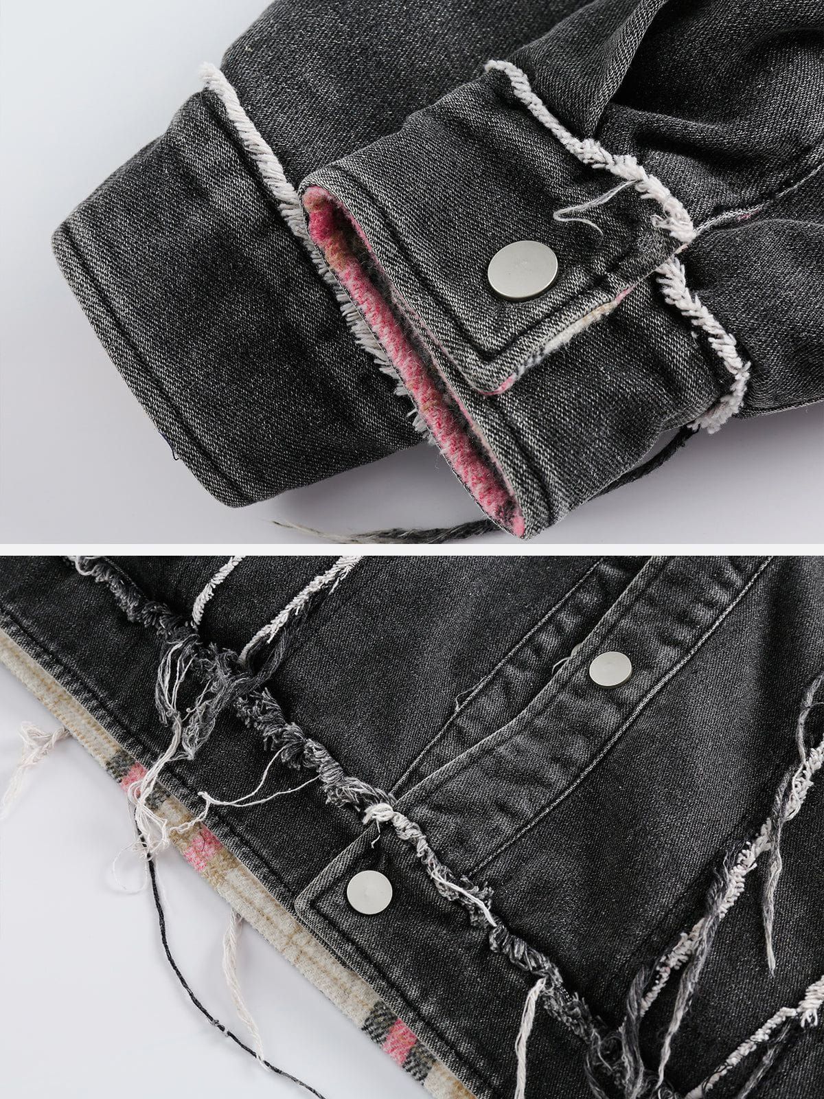 Aelfric Eden Reversible Denim Winter Coat sold by Aelfric Eden product image thumbnail 4