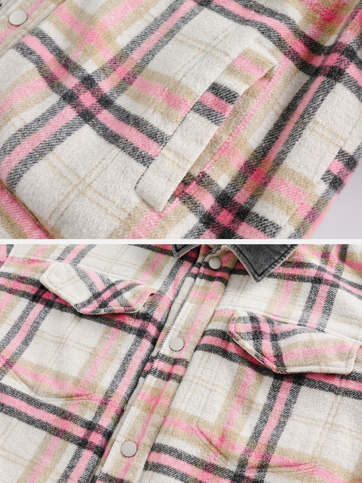 Aelfric Eden Reversible Denim Winter Coat sold by Aelfric Eden product image thumbnail 5