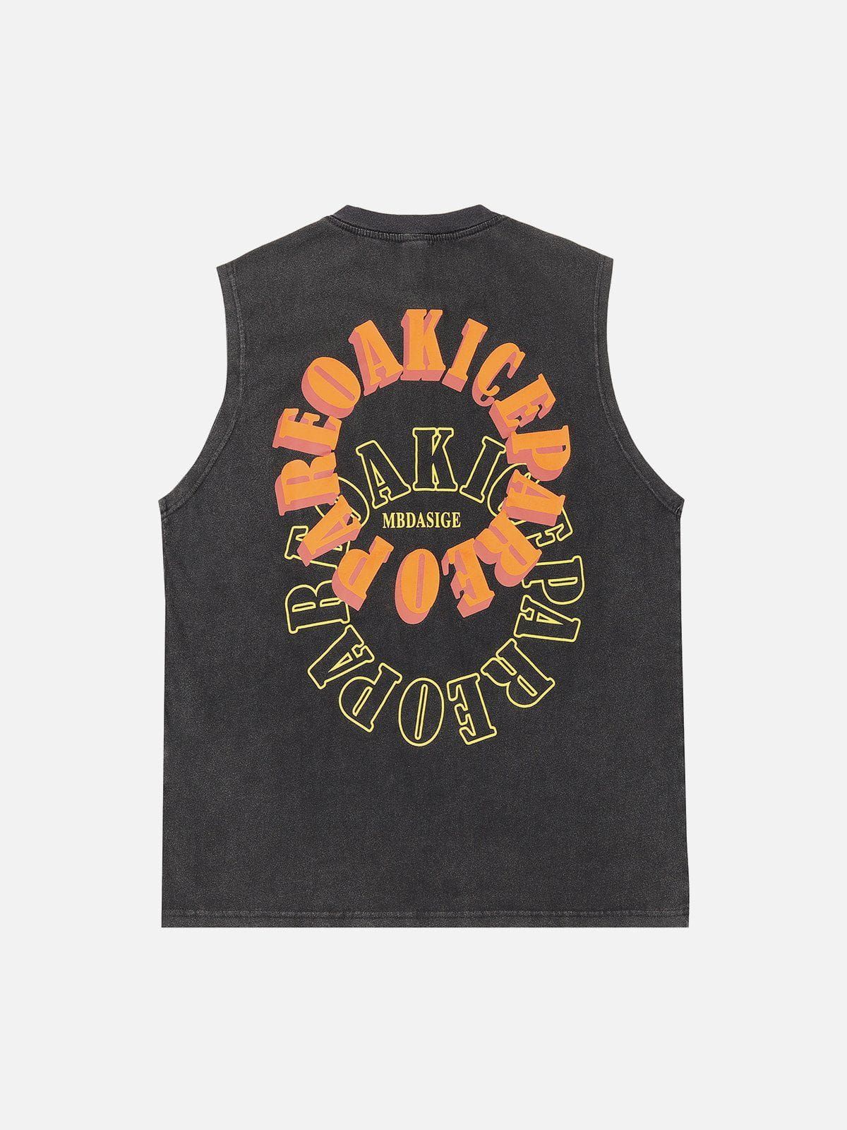 Aelfric Eden 3D Letters Graphic Vest sold by Aelfric Eden