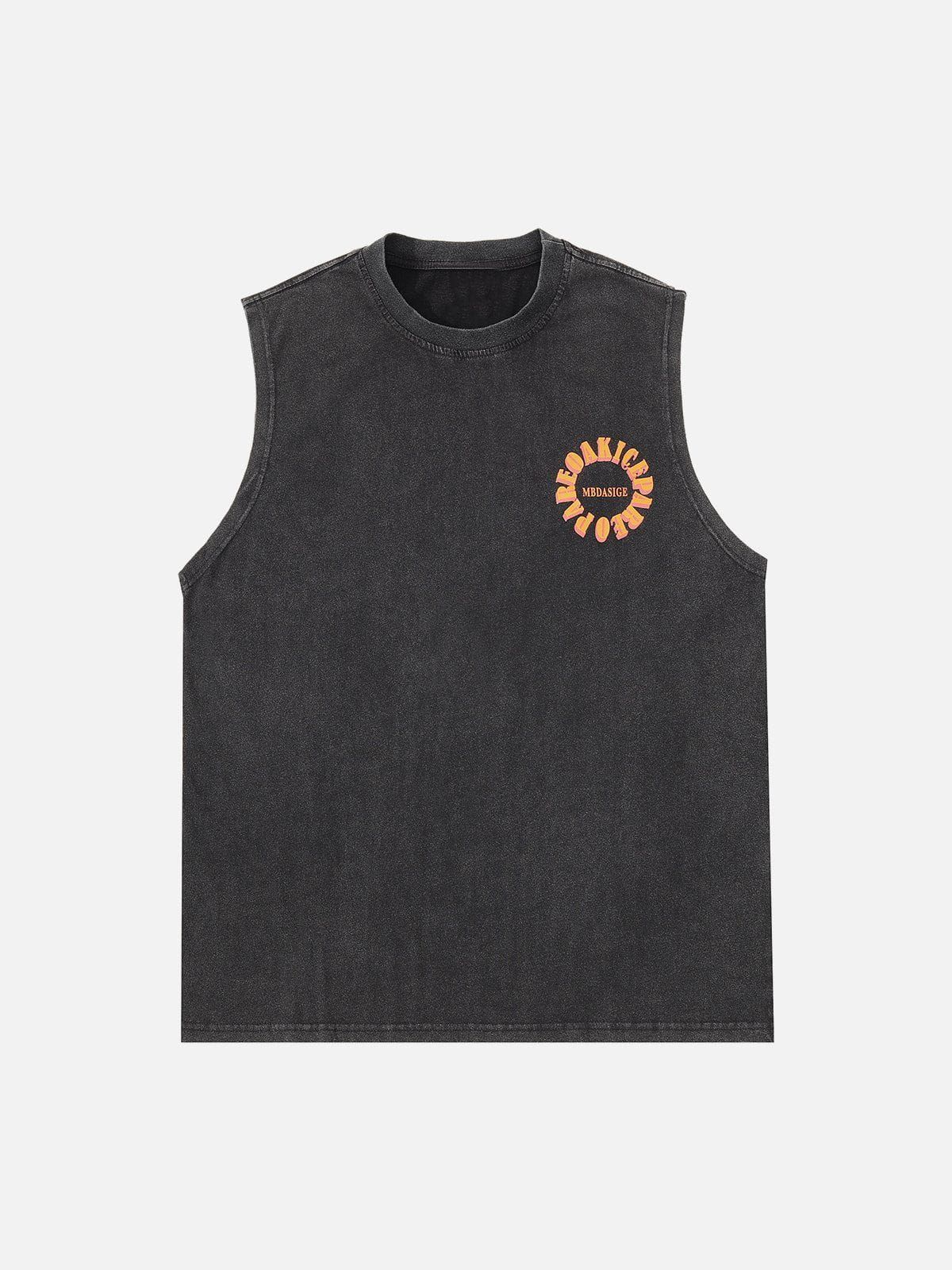 Aelfric Eden 3D Letters Graphic Vest sold by Aelfric Eden product image thumbnail 2