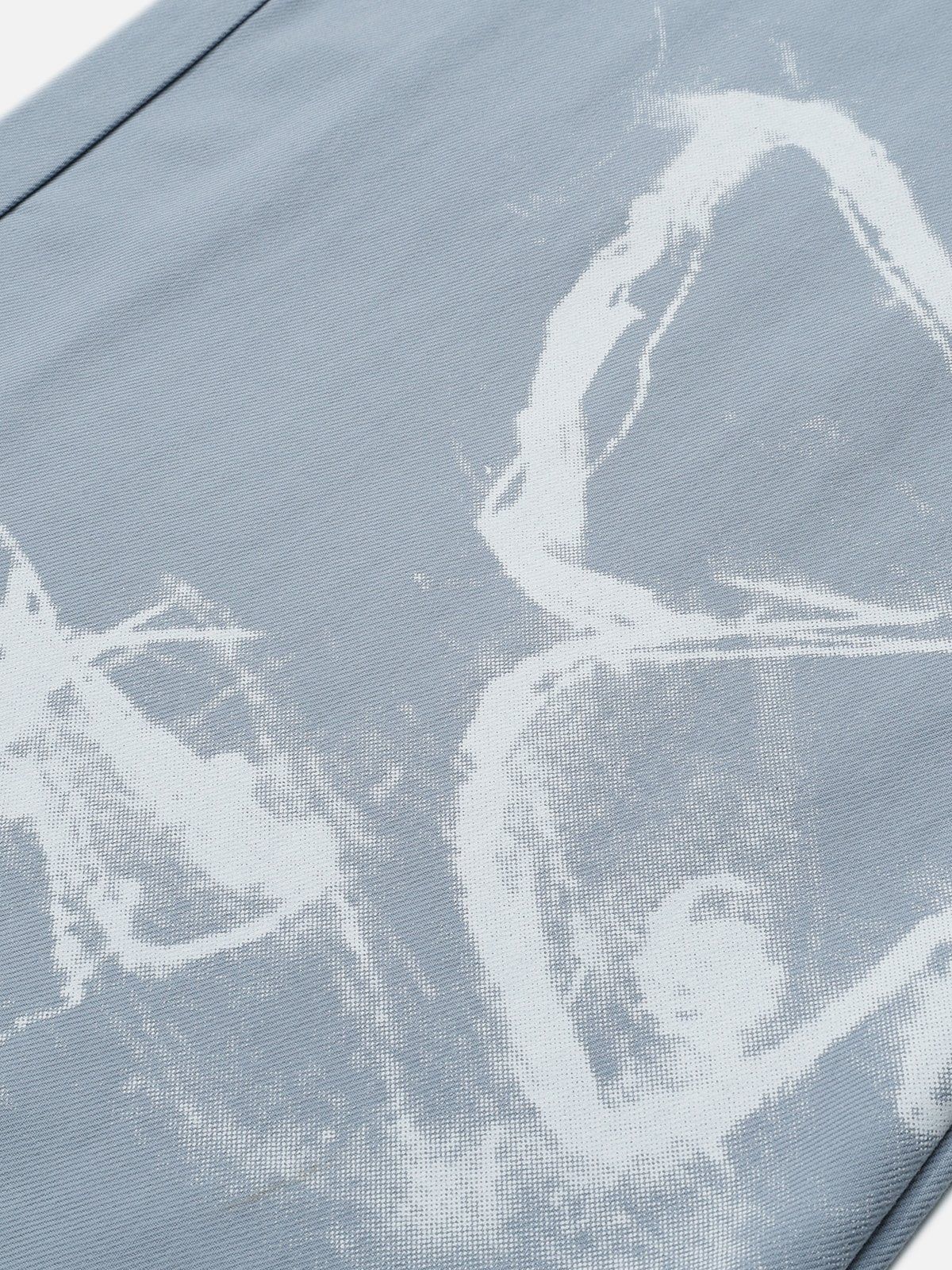 Graffiti Butterfly Print Pants sold by Aelfric Eden product image thumbnail 4