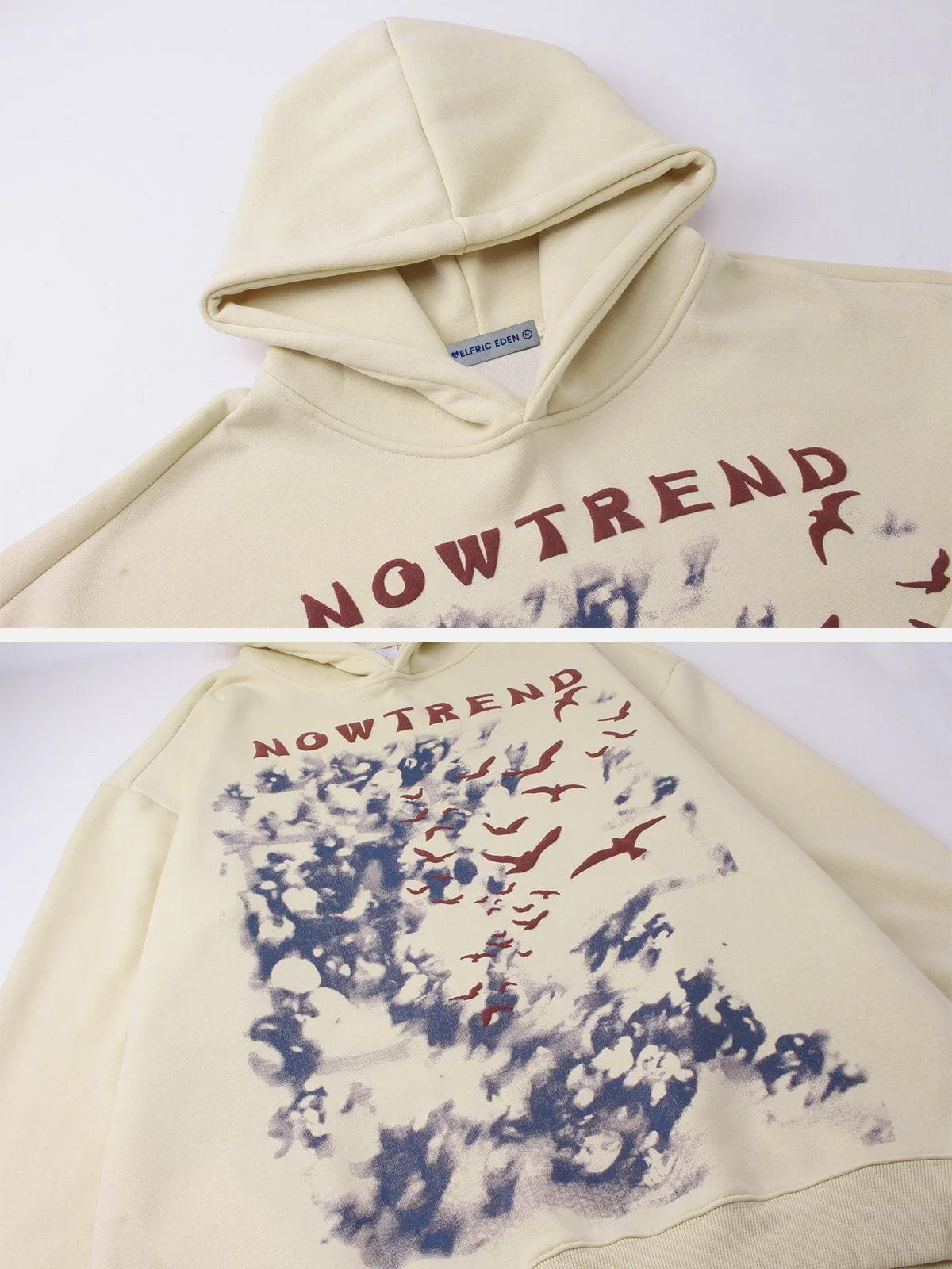 Aelfric Eden Inkjet Graffiti Print Hoodie sold by Aelfric Eden product image thumbnail 4