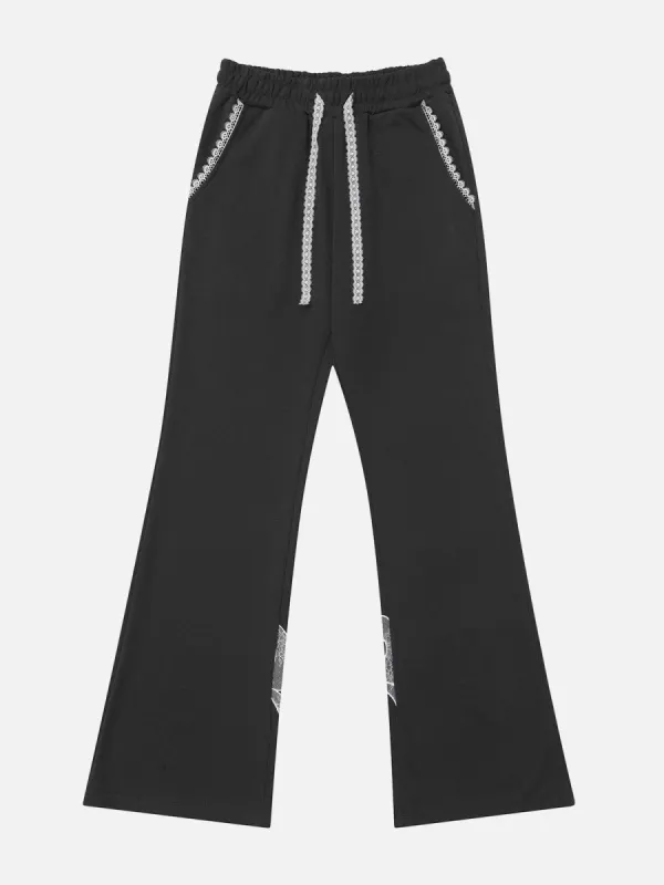 Aelfric Eden Lace Patchwork Bow Pants sold by Aelfric Eden