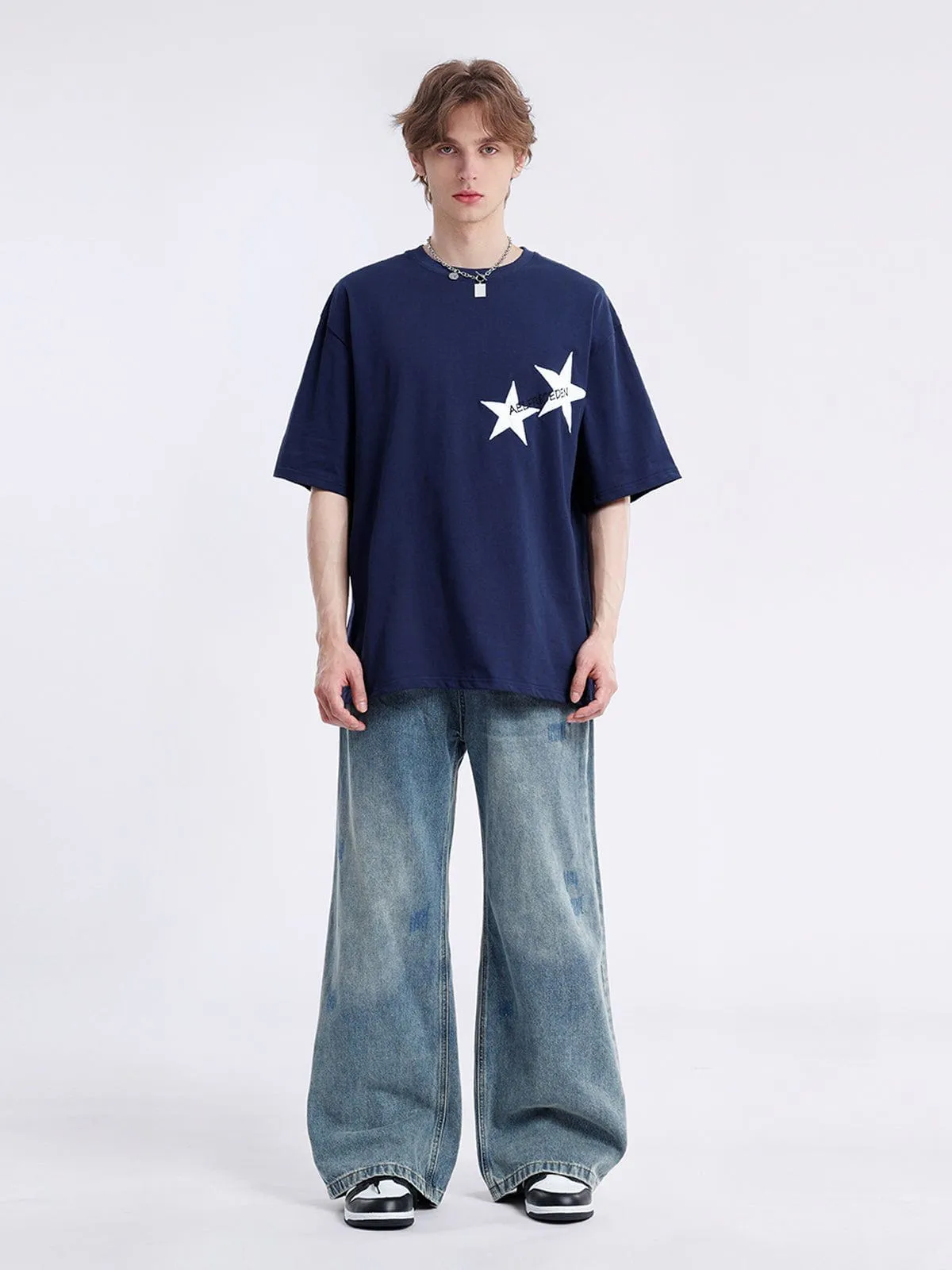 Aelfric Eden Embroidery Star Tee sold by Aelfric Eden product image thumbnail 4