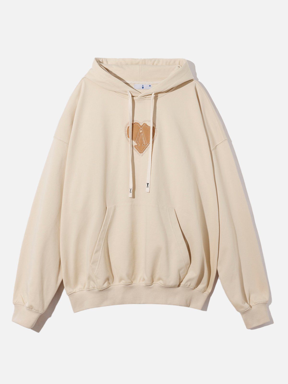 Aelfric Eden Love & Peace Applique Embroidery Irregular Letter Hoodie sold by Aelfric Eden