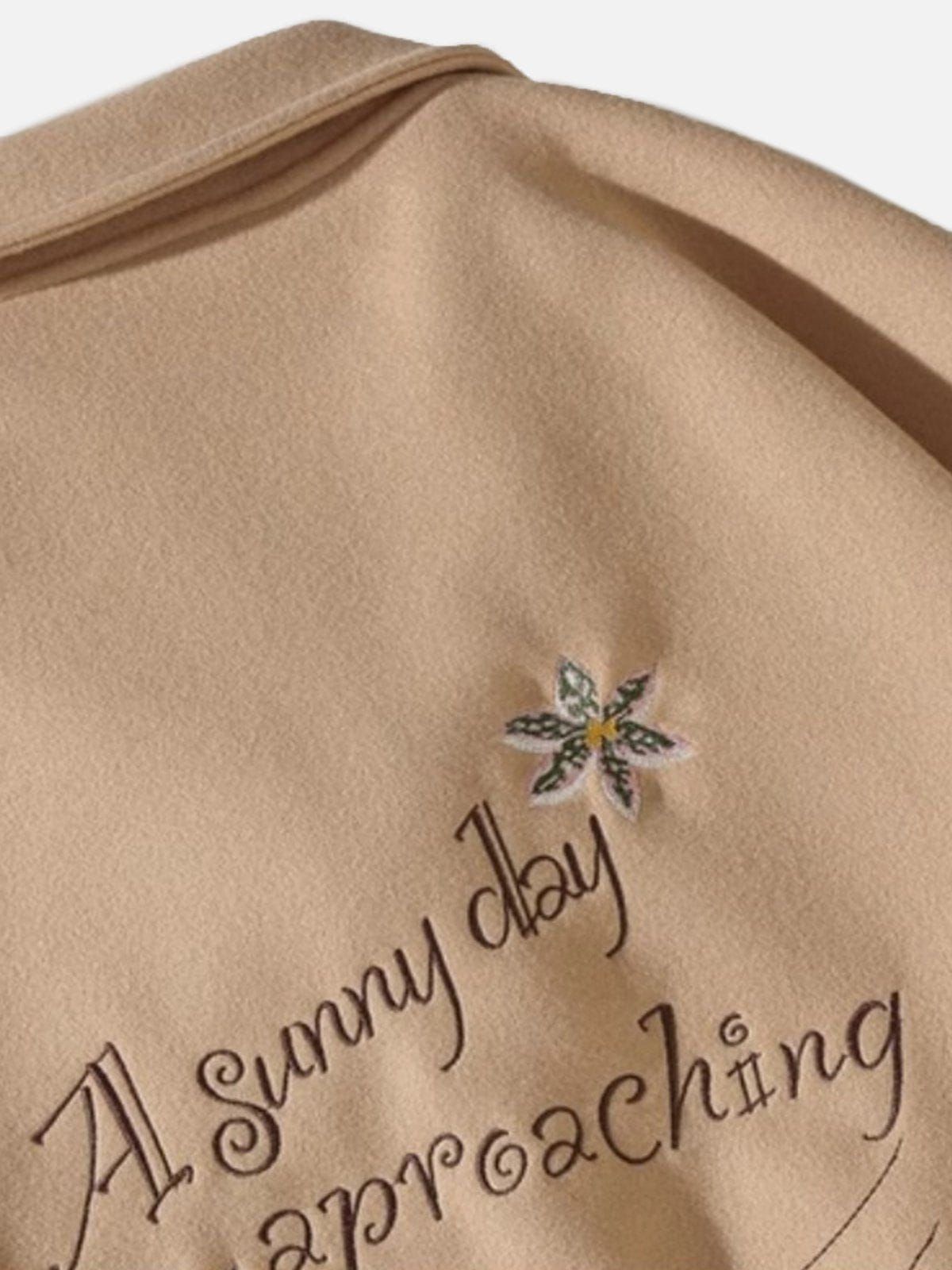 Aelfric Eden Embroidery Flower Varsity Jacket sold by Aelfric Eden product image thumbnail 5