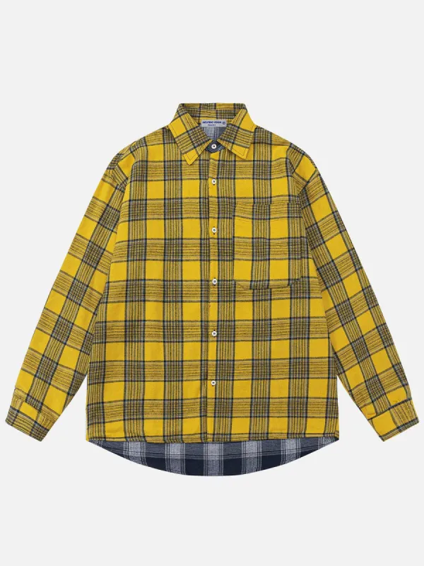 Aelfric Eden Plaid Reversible Long Sleeve Shirt sold by Aelfric Eden