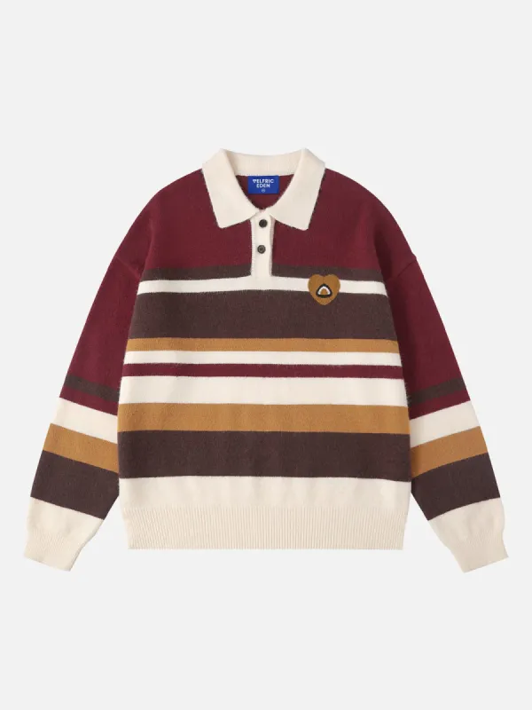 Aelfric Eden Stripe Polo Sweater sold by Aelfric Eden