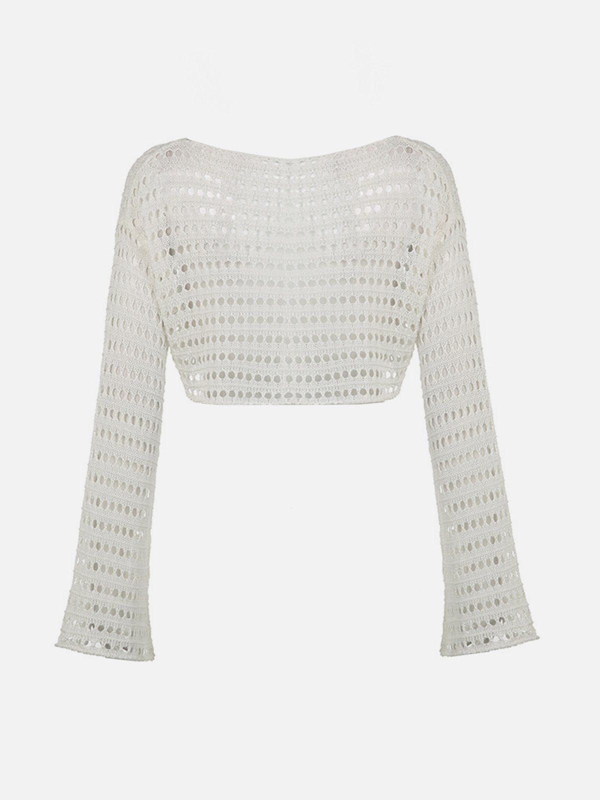 Solid Colour Cutout Long Sleeves sold by Aelfric Eden product image thumbnail 2