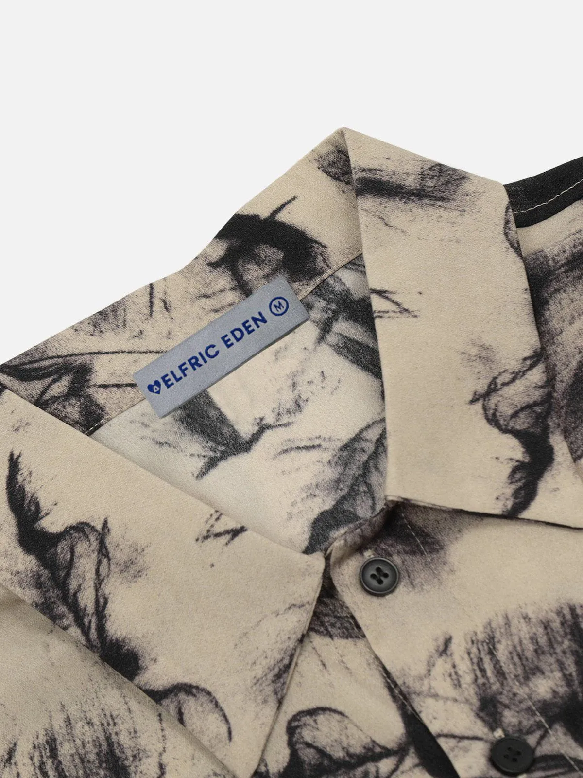 Aelfric Eden Flower Print Short Sleeve Shirt sold by Aelfric Eden product image thumbnail 5