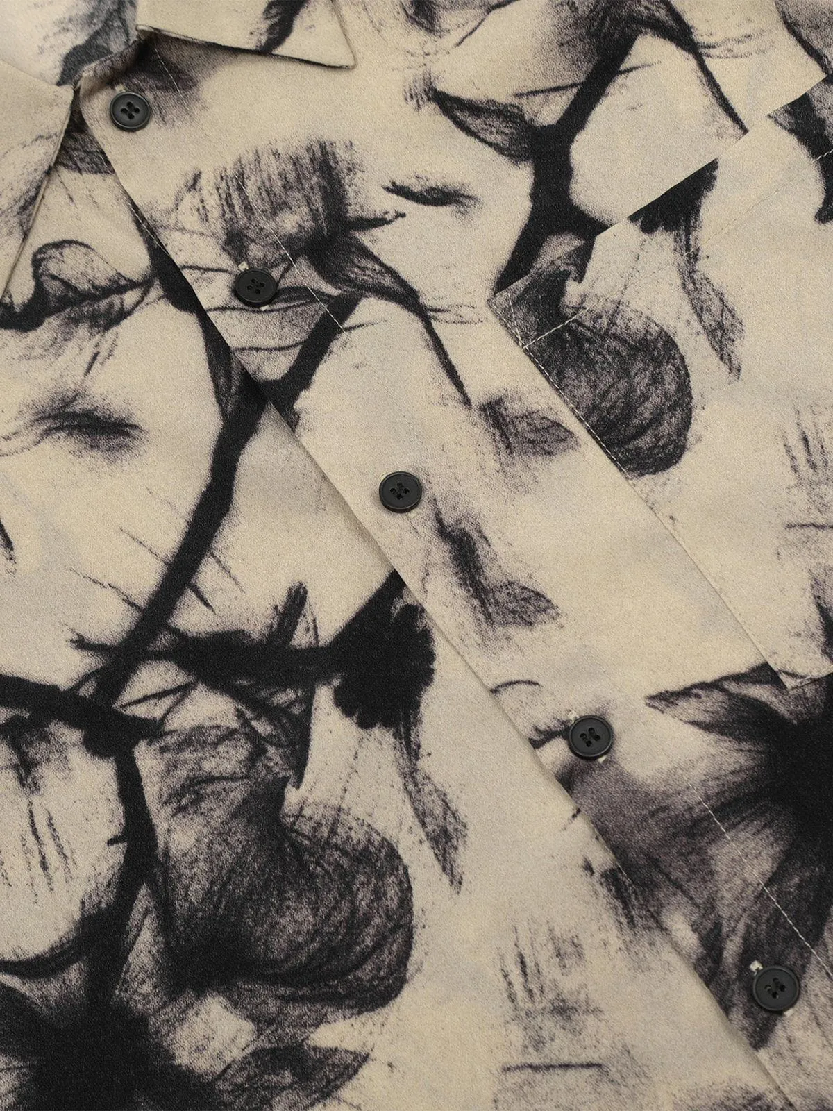 Aelfric Eden Flower Print Short Sleeve Shirt sold by Aelfric Eden product image thumbnail 4