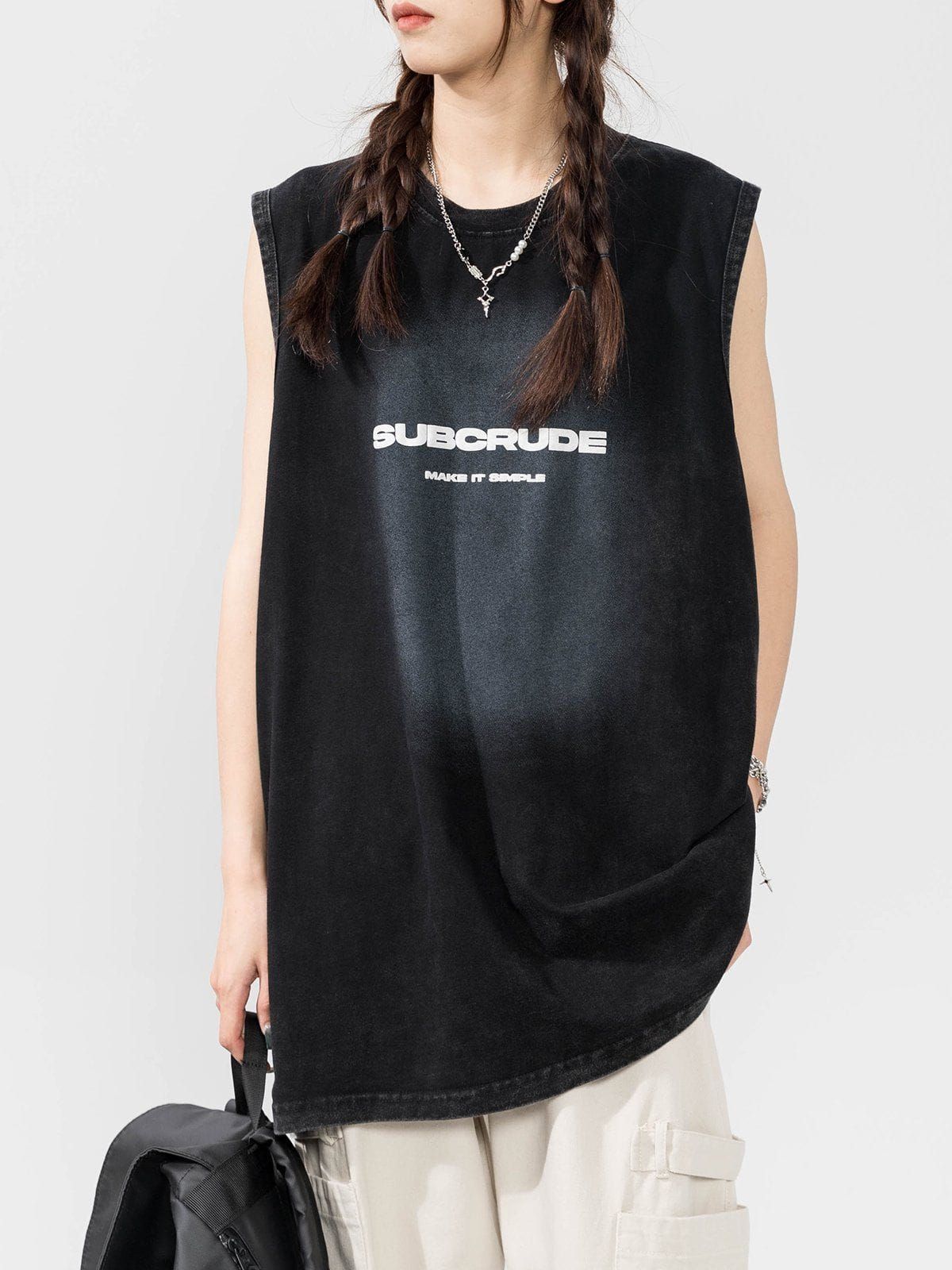 Aelfric Eden Vintage Gradient Butterfly Print Tank Top sold by Aelfric Eden product image thumbnail 3