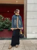 Aelfric Eden Denim Patchwork Sherpa Coat sold by Aelfric Eden