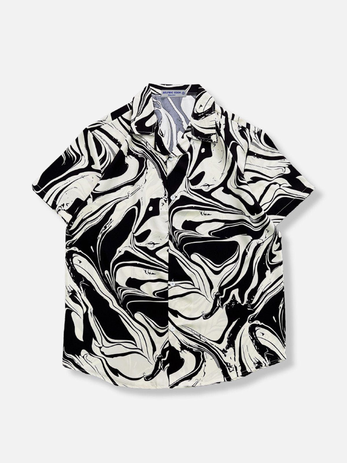 Aelfric Eden Zebra Print Short Sleeve Shirts sold by Aelfric Eden