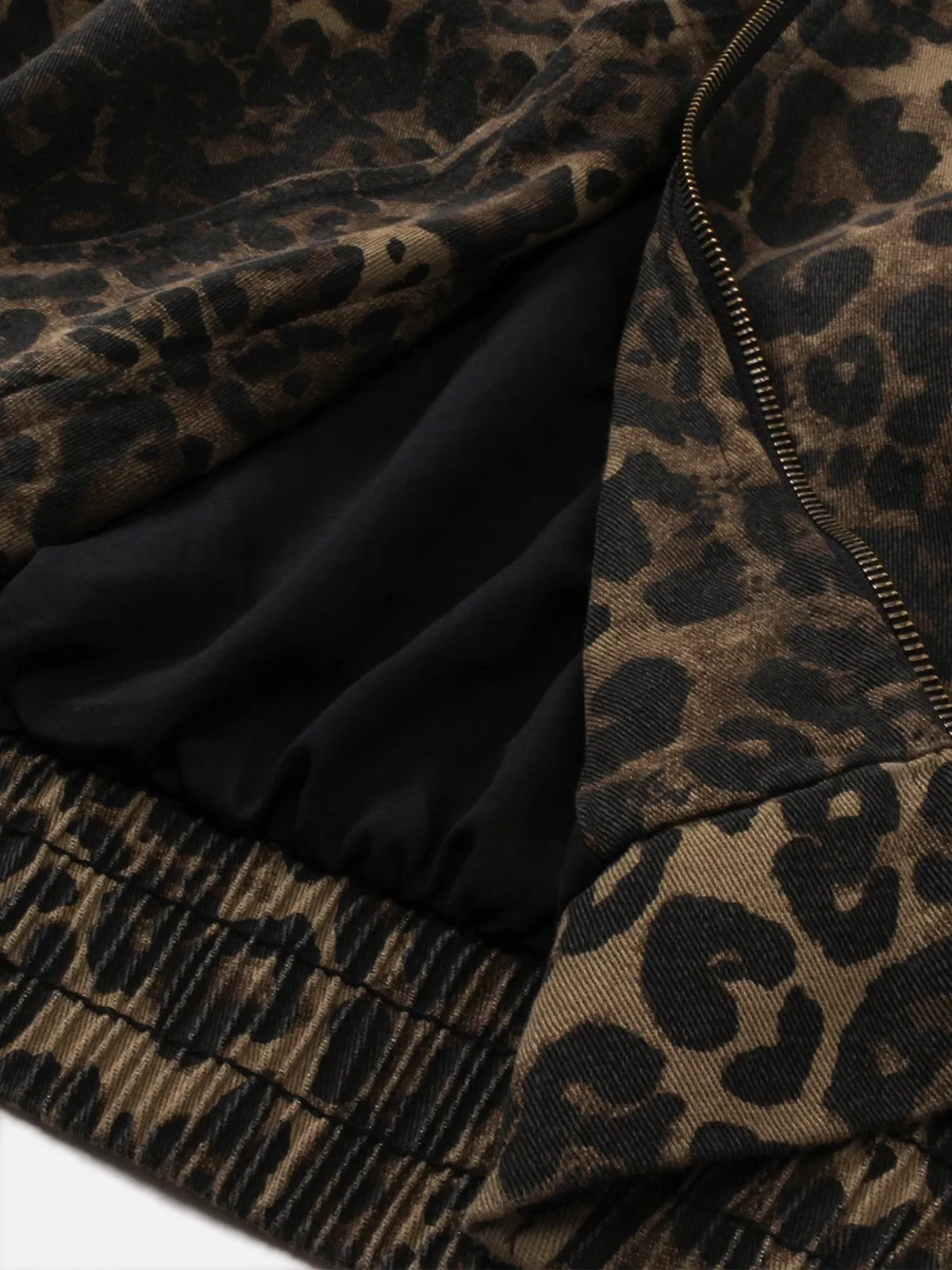 Aelfric Eden Leopard Print Crop Jacket sold by Aelfric Eden product image thumbnail 4