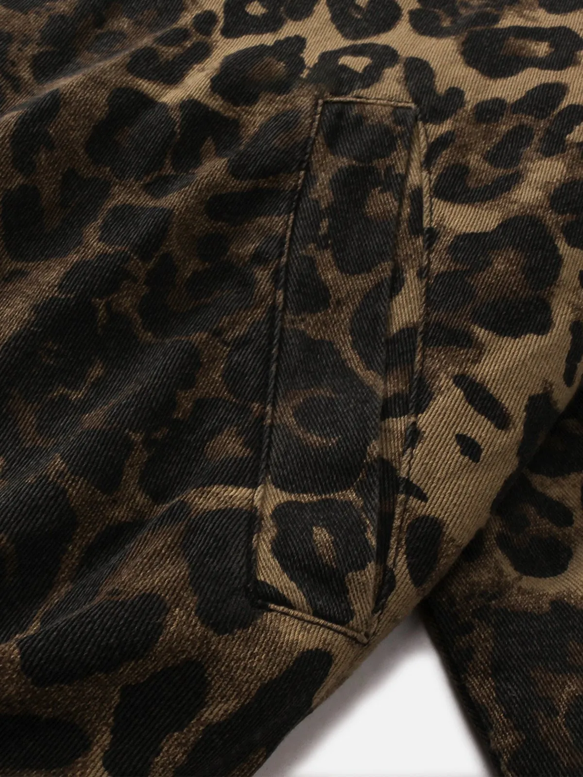Aelfric Eden Leopard Print Crop Jacket sold by Aelfric Eden product image thumbnail 3