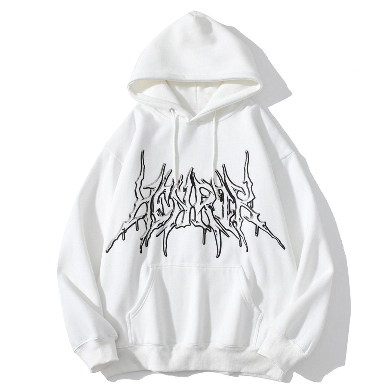 Aelfric Eden Thorn Letter Print Hoodies sold by Aelfric Eden product image thumbnail 3