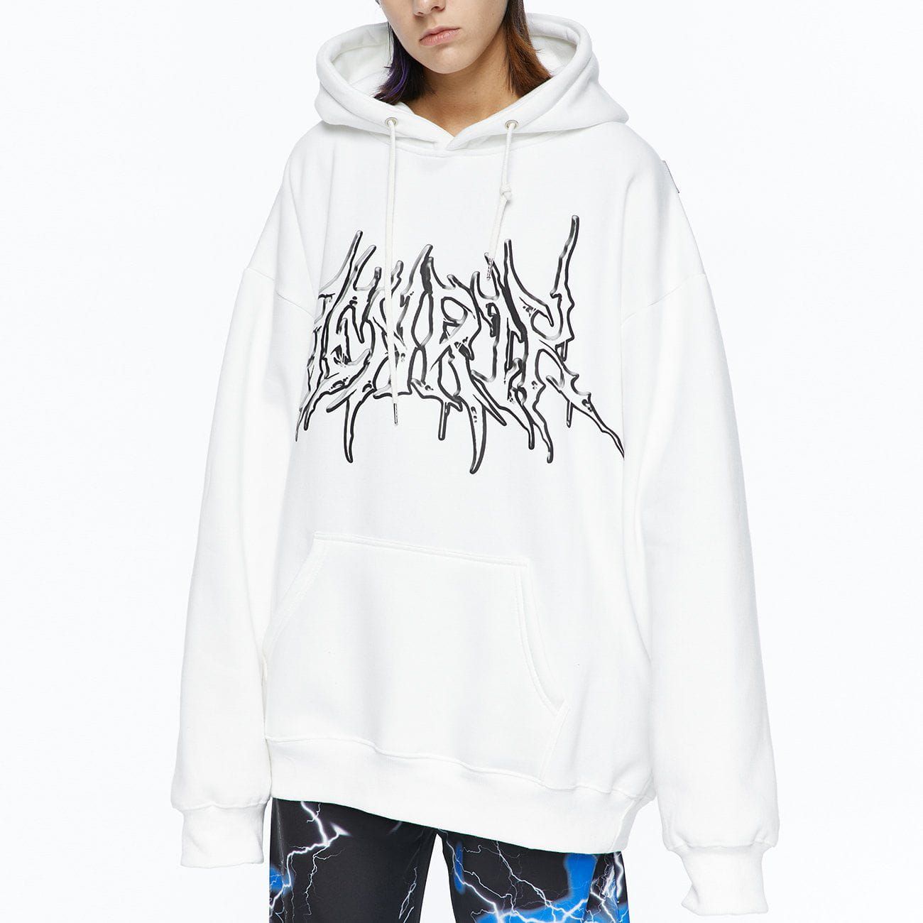 Aelfric Eden Thorn Letter Print Hoodies sold by Aelfric Eden product image thumbnail 5