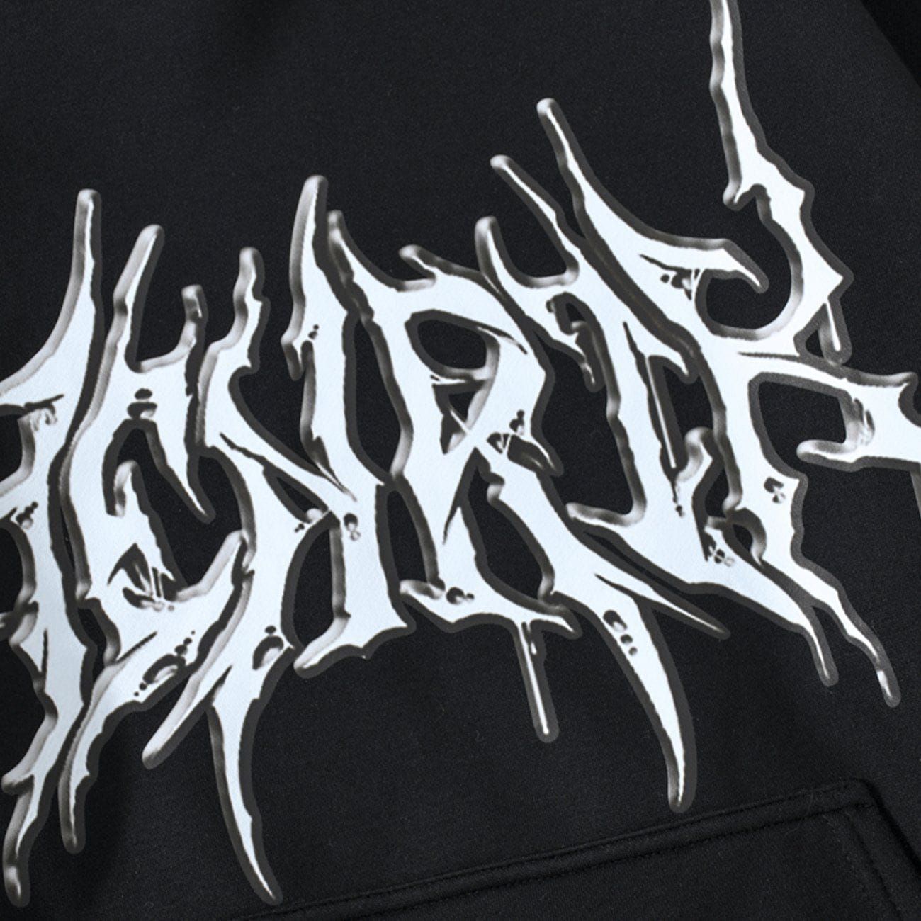 Aelfric Eden Thorn Letter Print Hoodies sold by Aelfric Eden product image thumbnail 9