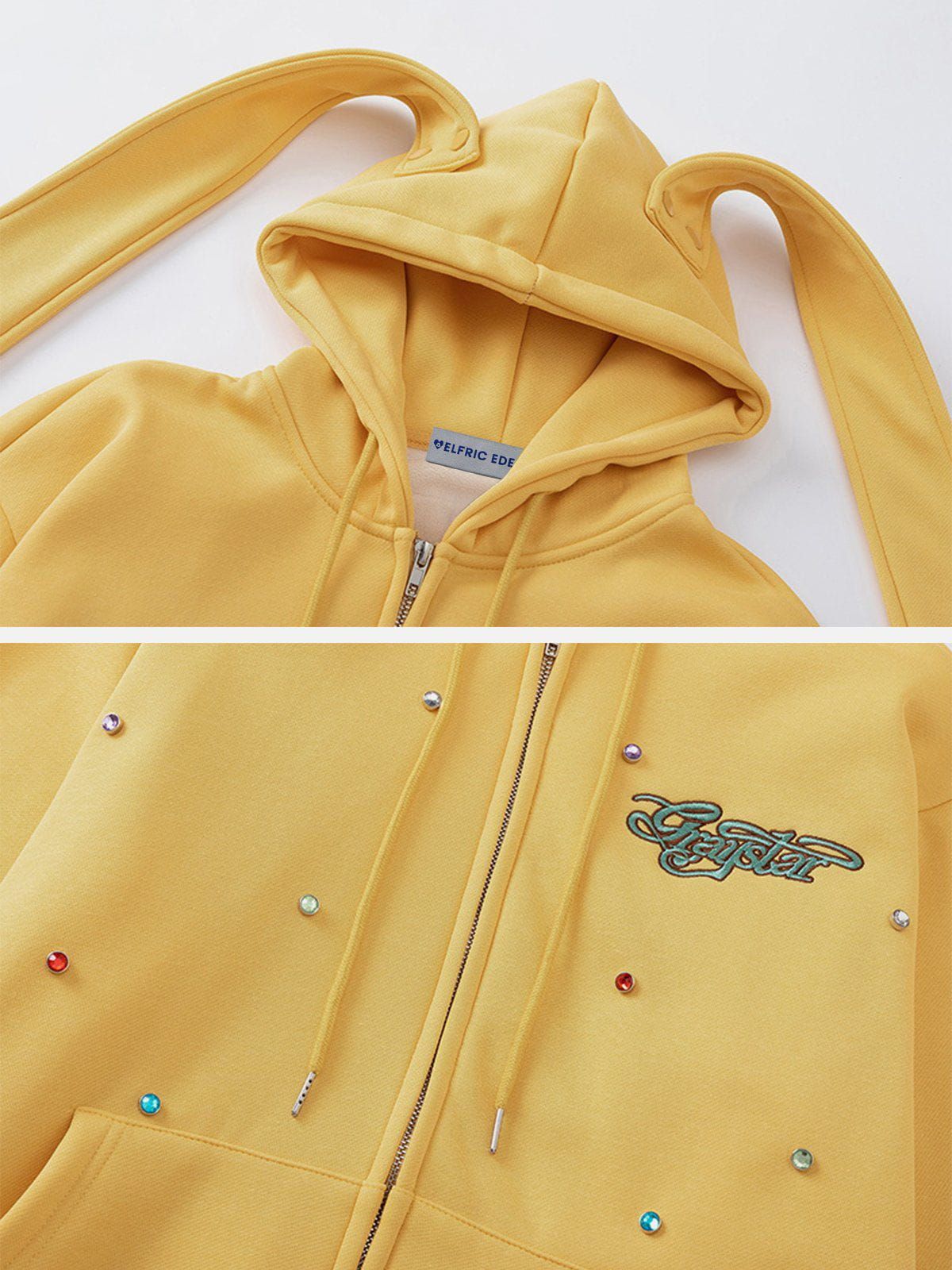 Aelfric Eden Removable Rabbit Ears Hoodie sold by Aelfric Eden product image thumbnail 5