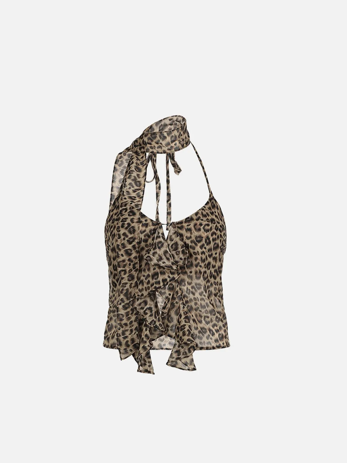 Aelfric Eden Leopard Print Halter Cami Top sold by Aelfric Eden