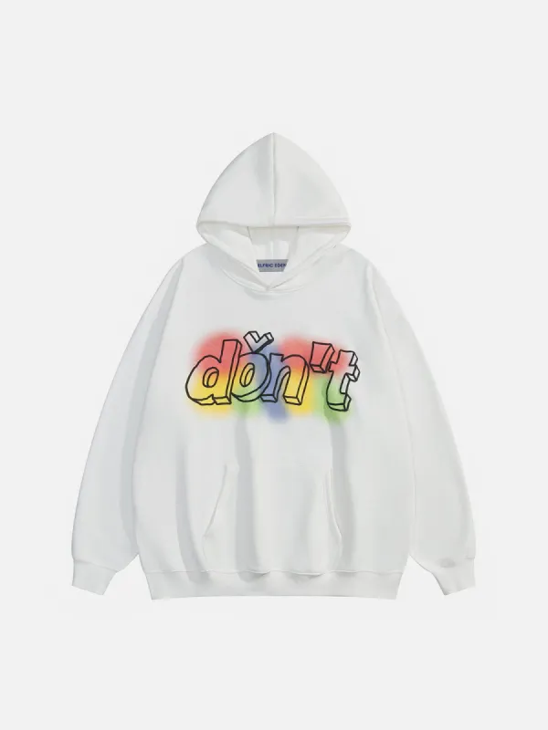 Aelfric Eden Colorful 3D Letter Hoodie sold by Aelfric Eden