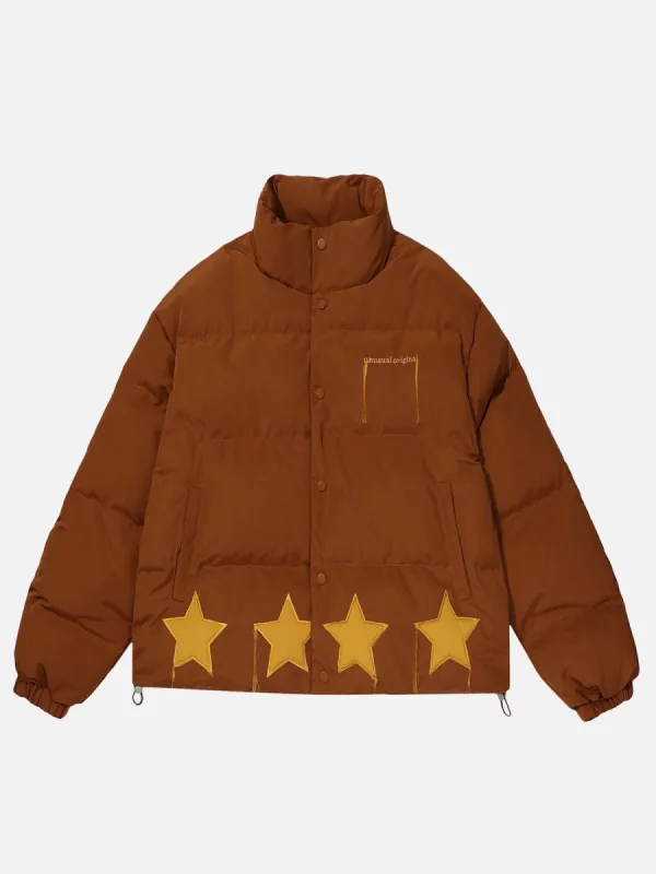 Aelfric Eden Fringed Star Puffer Jacket sold by Aelfric Eden