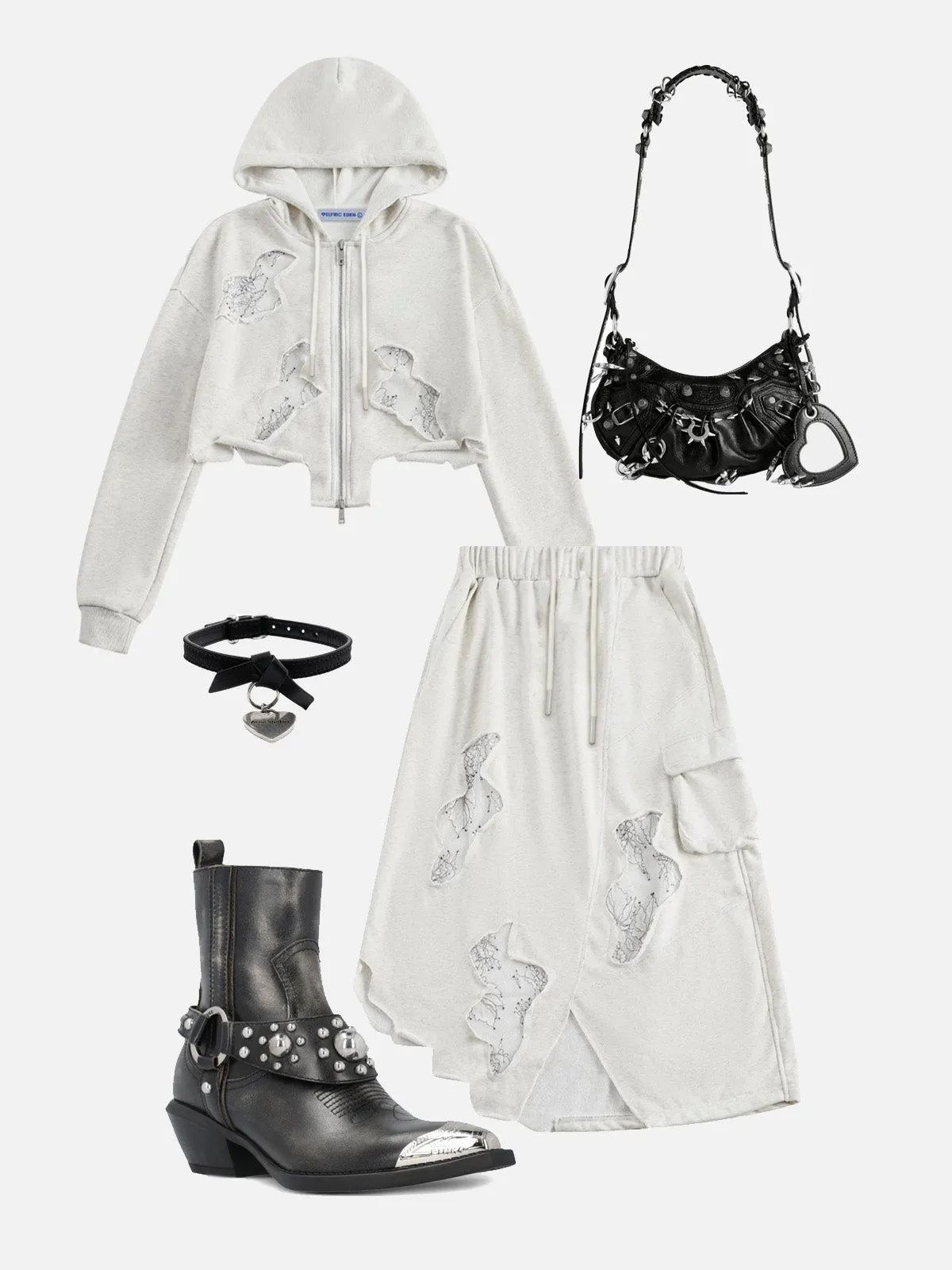 Aelfric Eden Flower Lace Skirt sold by Aelfric Eden product image thumbnail 2