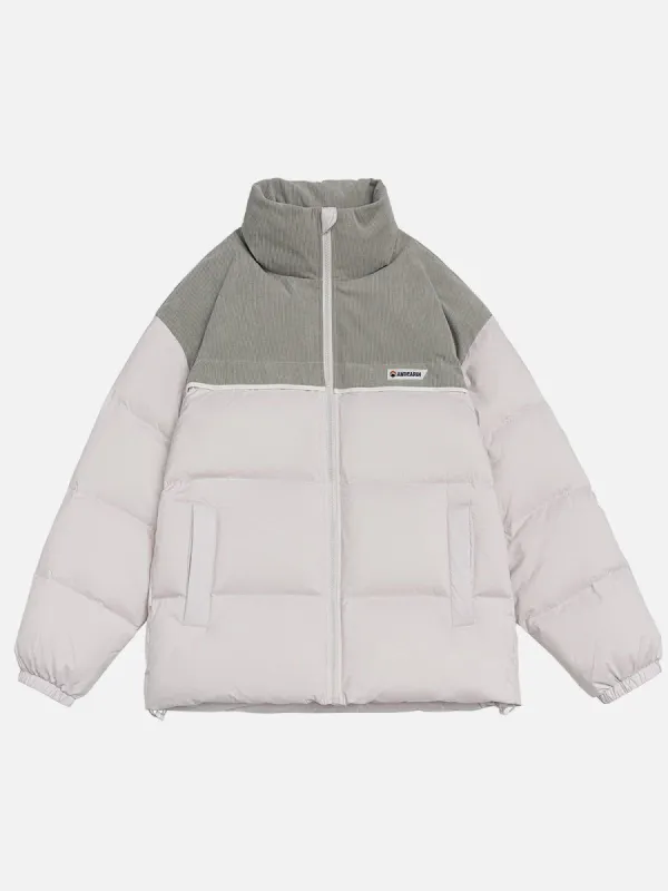 Aelfric Eden Patchwork Windproof Puffer Jacket sold by Aelfric Eden