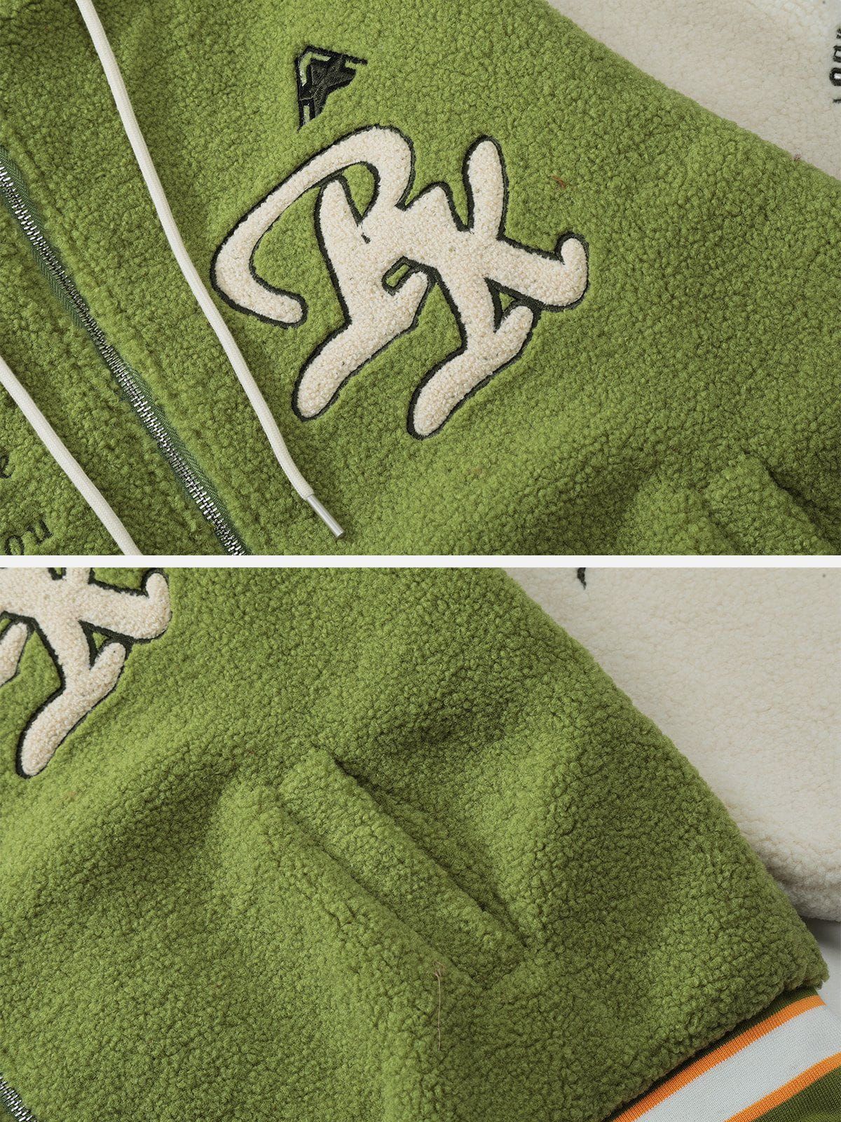 Aelfric Eden Detachable Hood Sherpa Jacket sold by Aelfric Eden product image thumbnail 5