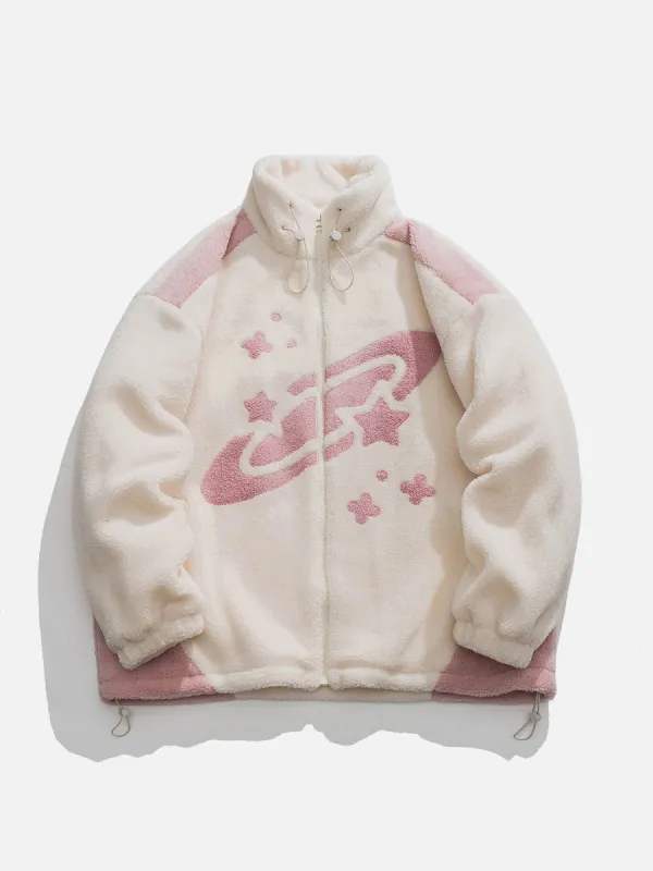 Aelfric Eden Star Graphic Sherpa Coat sold by Aelfric Eden