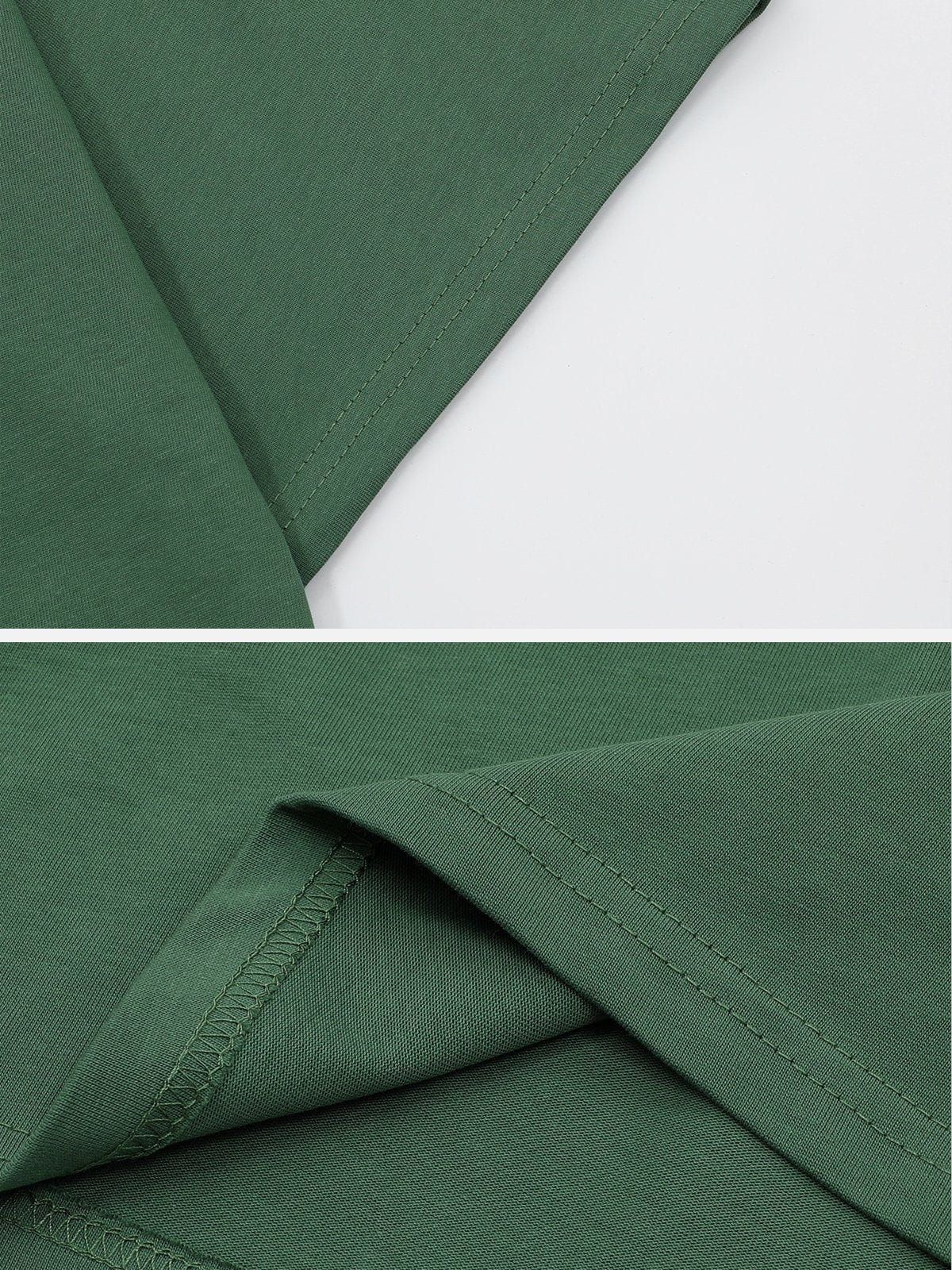 Aelfric Eden Puzzle Pattern Flocked Embroidered Tee sold by Aelfric Eden product image thumbnail 6