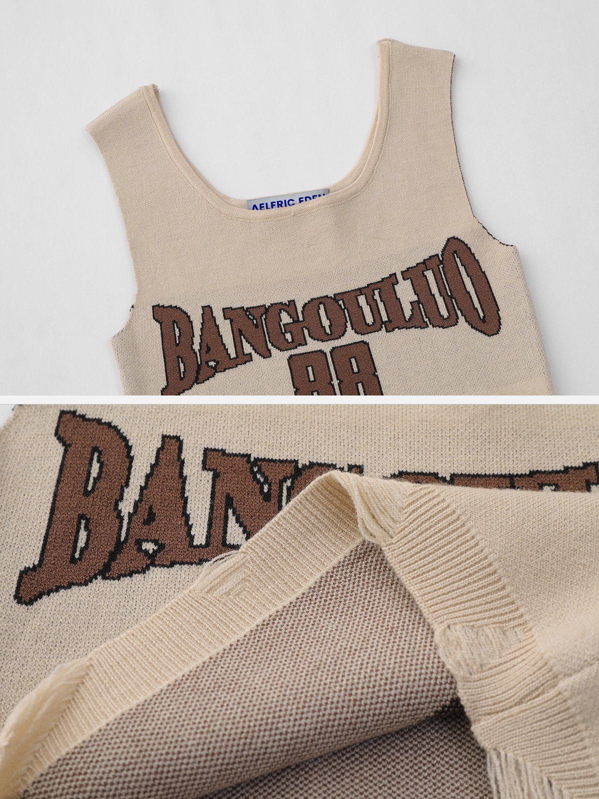 Letter Number Tank Top sold by Aelfric Eden product image thumbnail 4