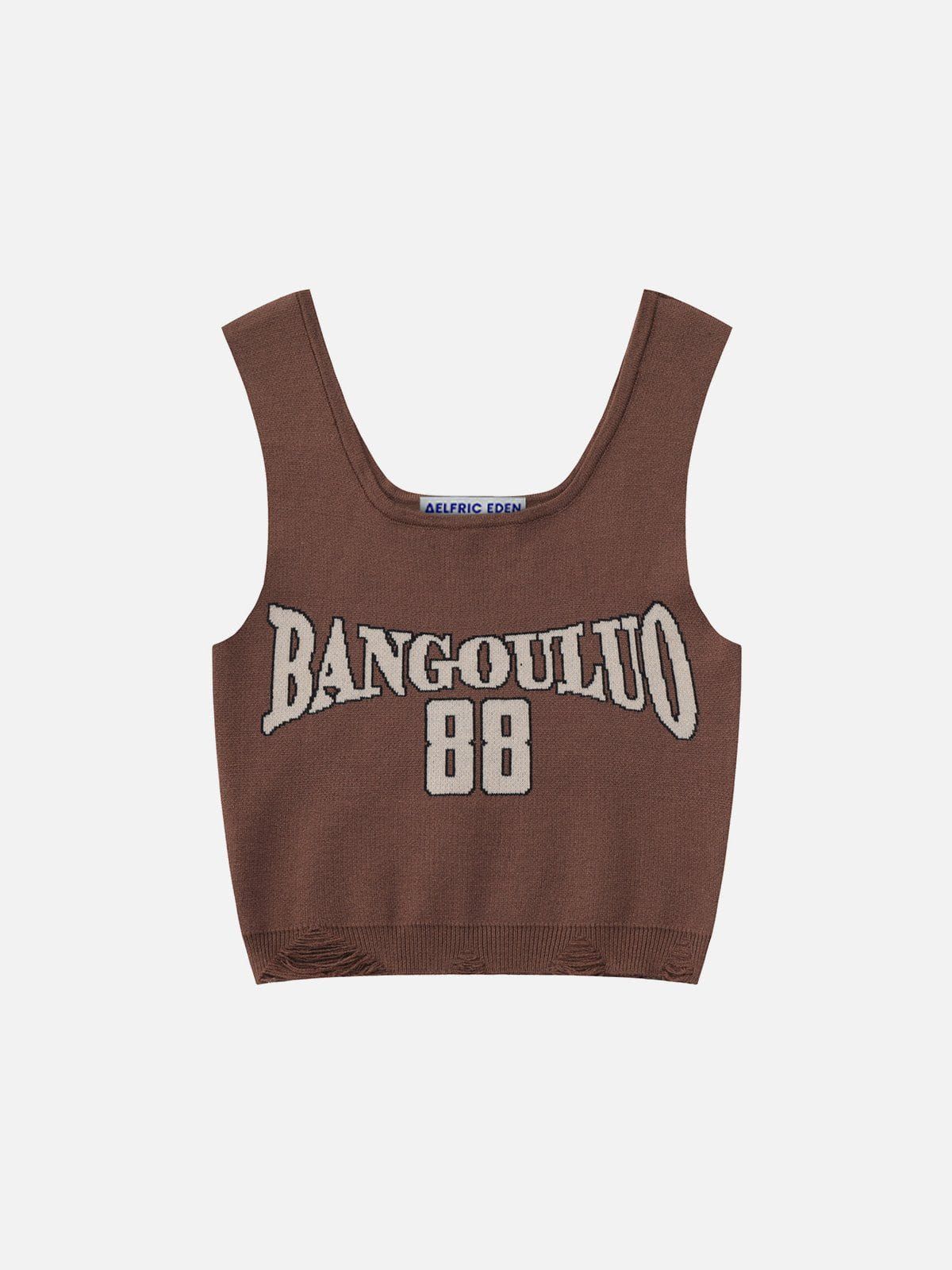 Letter Number Tank Top sold by Aelfric Eden product image thumbnail 2