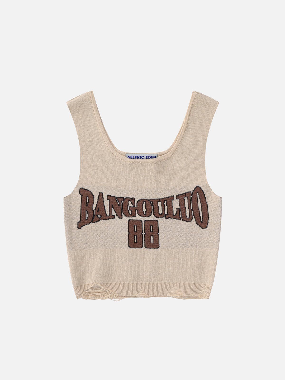 Letter Number Tank Top sold by Aelfric Eden