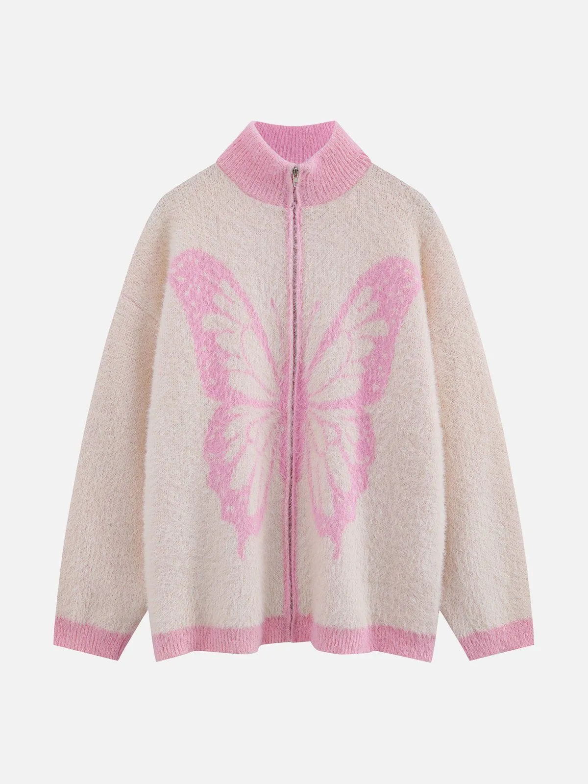 Aelfric Eden Butterfly Pattern Zip Up Cardigan sold by Aelfric Eden