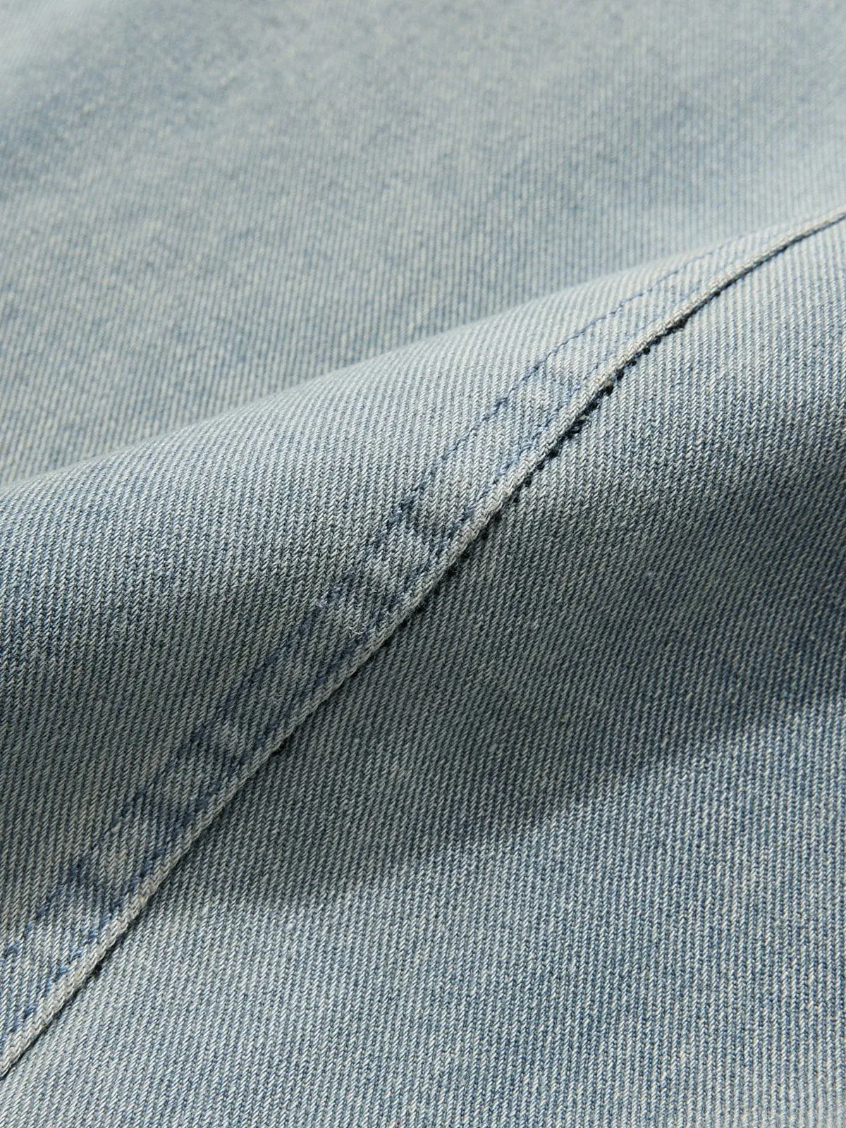 Aelfric Eden Washed Denim Short Sleeve Shirt sold by Aelfric Eden product image thumbnail 5