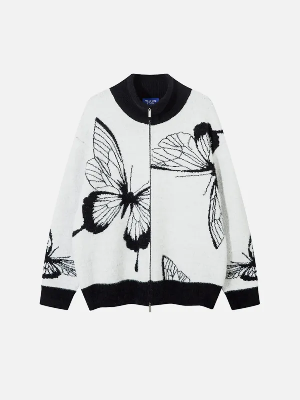 Aelfric Eden Color Blocking Butterfly Cardigan sold by Aelfric Eden