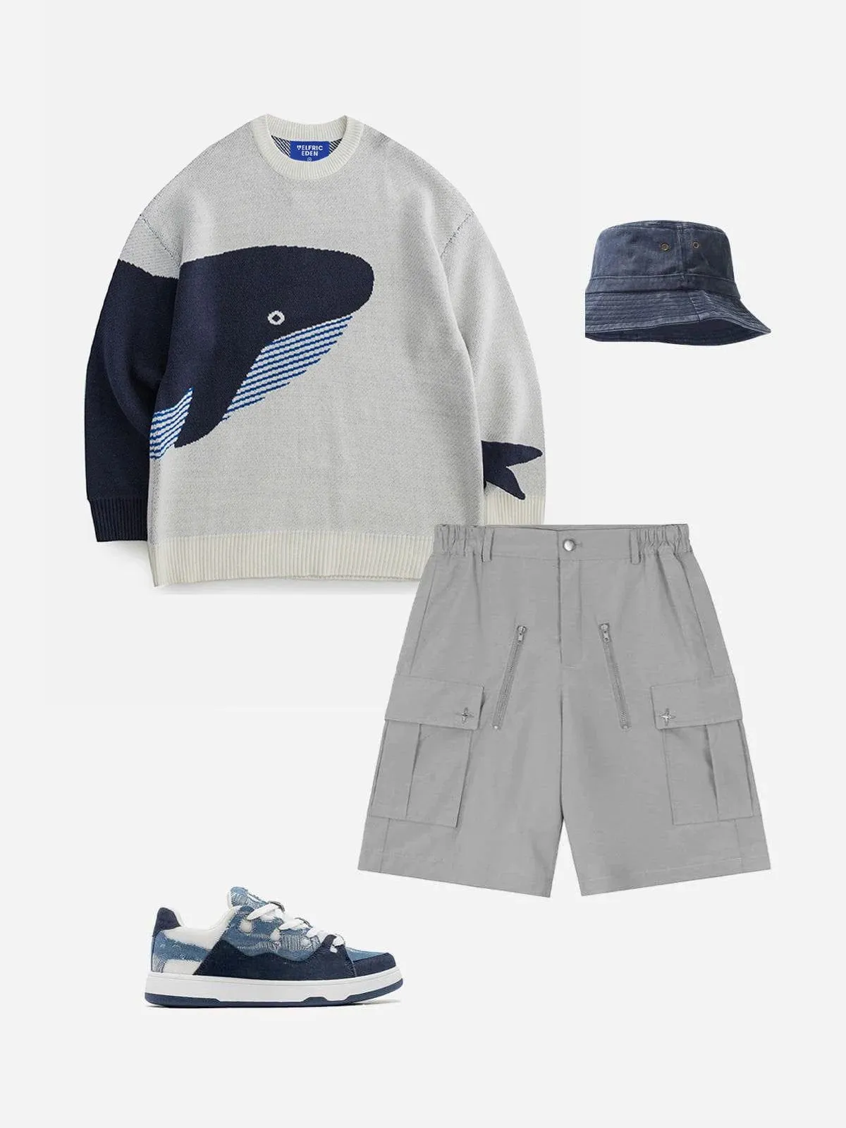 Aelfric Eden "The Loneliest Whale" Knit Sweater sold by Aelfric Eden product image thumbnail 4