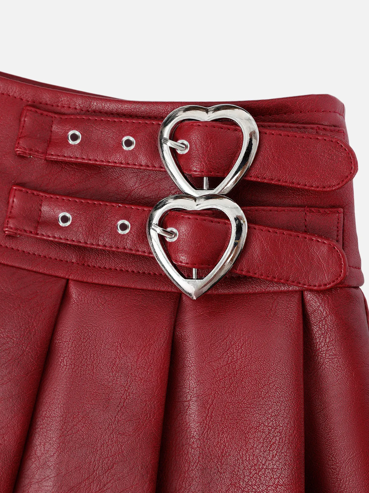 Aelfric Eden Slant Faux Leather Skirt sold by Aelfric Eden product image thumbnail 4