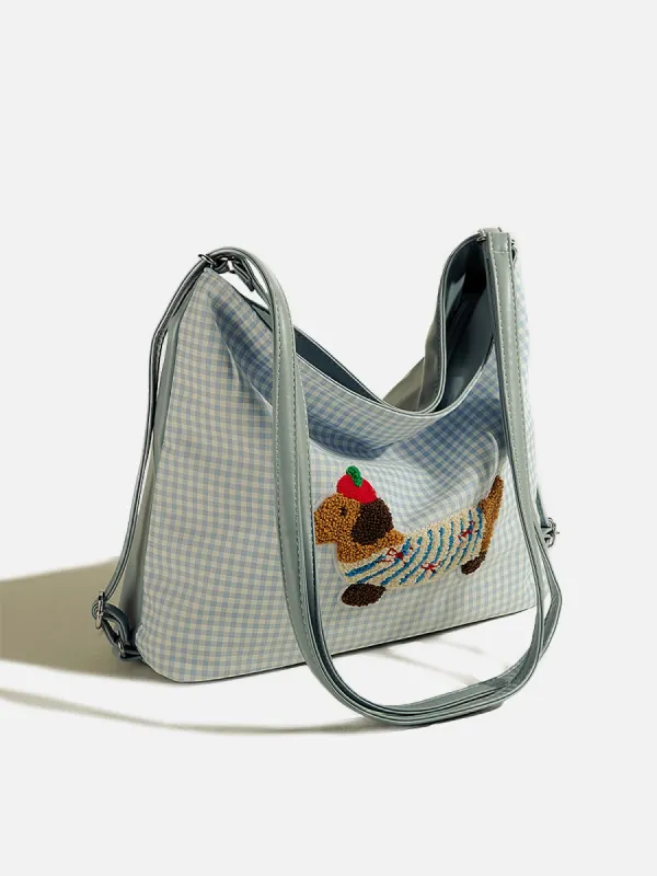 Embroidery Dog Tote Bag sold by Aelfric Eden