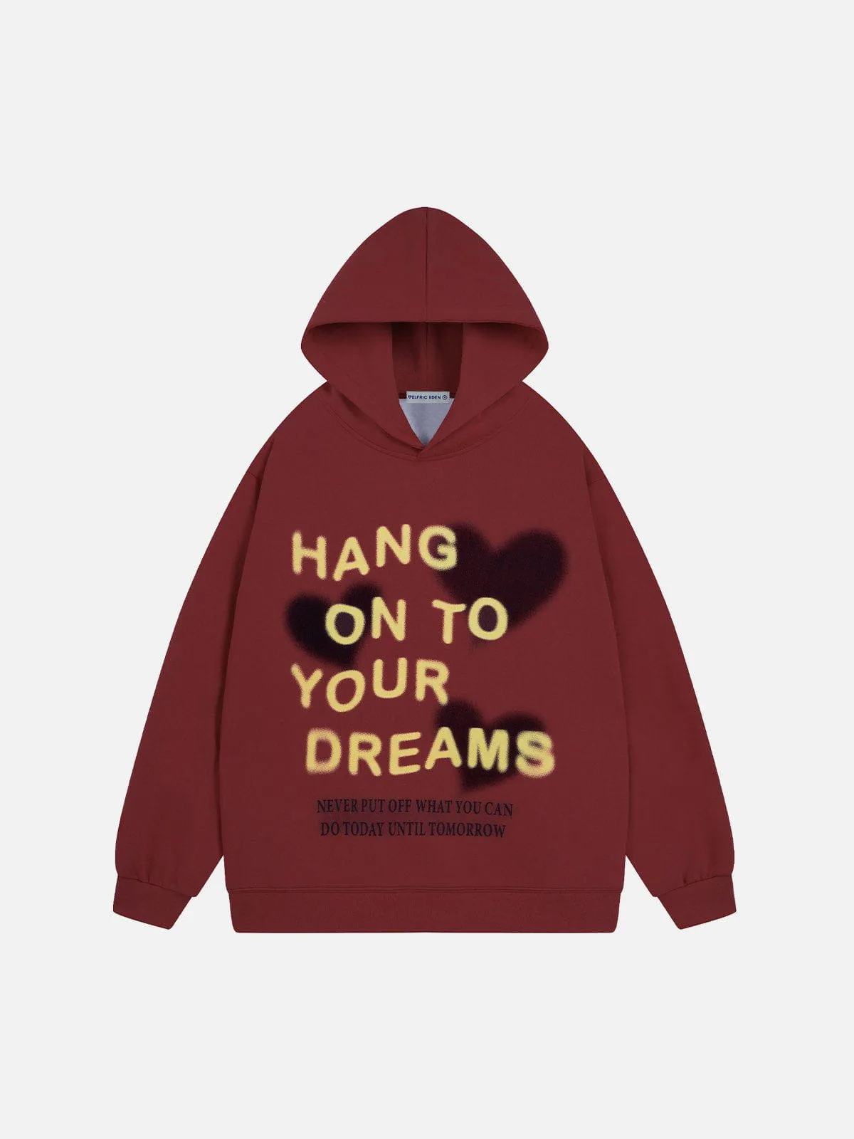 Aelfric Eden Heart Letter Print Hoodie sold by Aelfric Eden